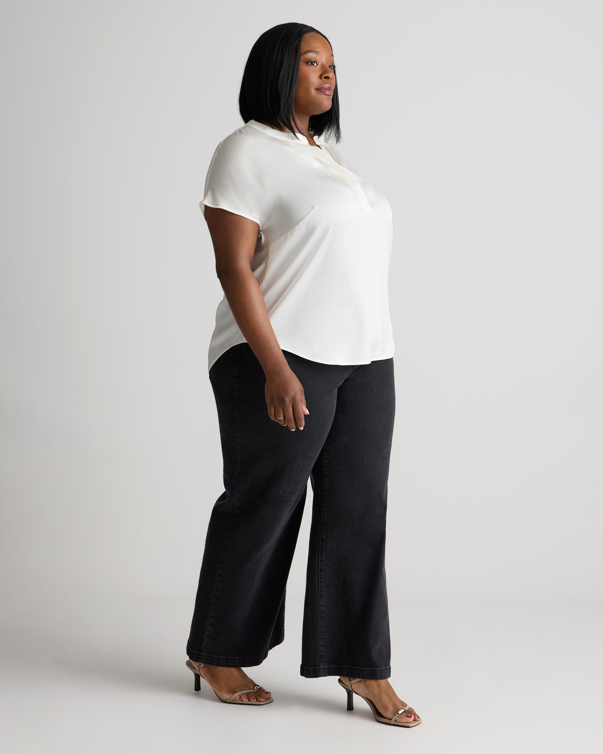 Quince | Women's Washable Stretch Silk Dolman Sleeve Blouse Mulberry Silk Product Image