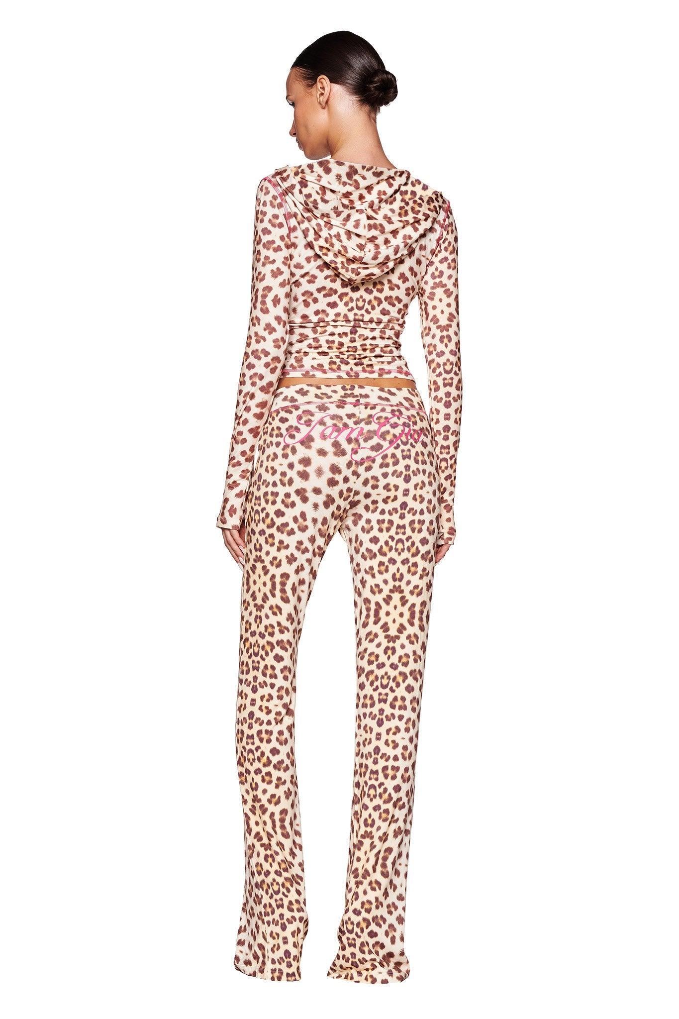 BLARE HOODIE - NEUTRAL : LEOPARD : WILD CARD Product Image