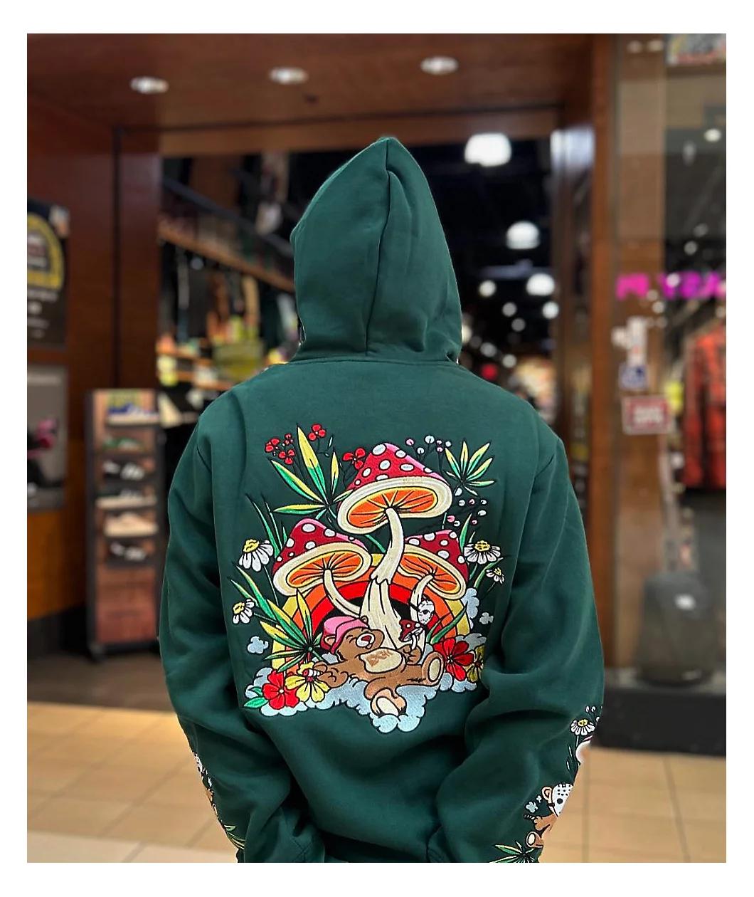 DGK Wonderland Green Hoodie Product Image