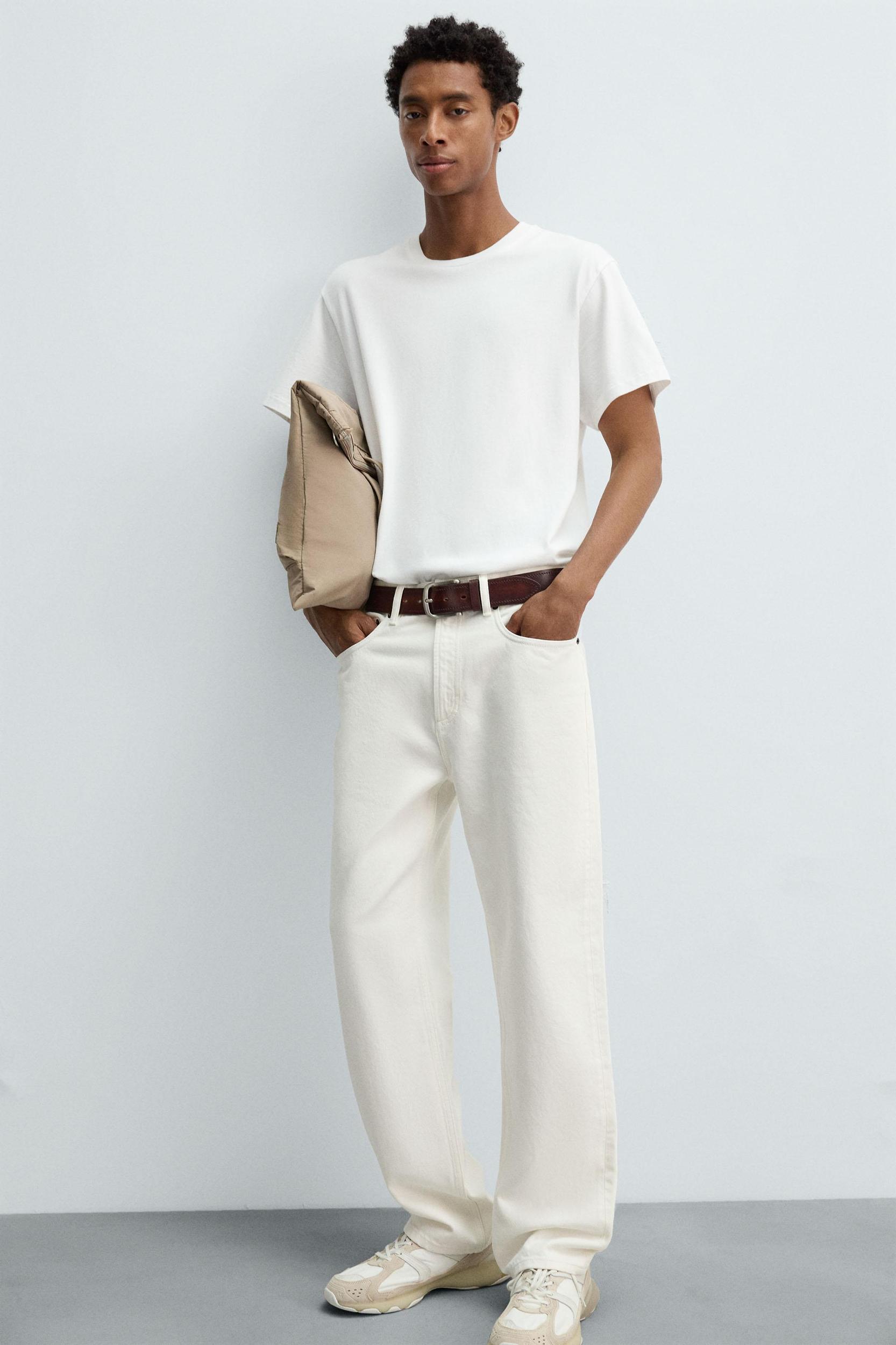 STRAIGHT ANKLE FIT JEANS Product Image