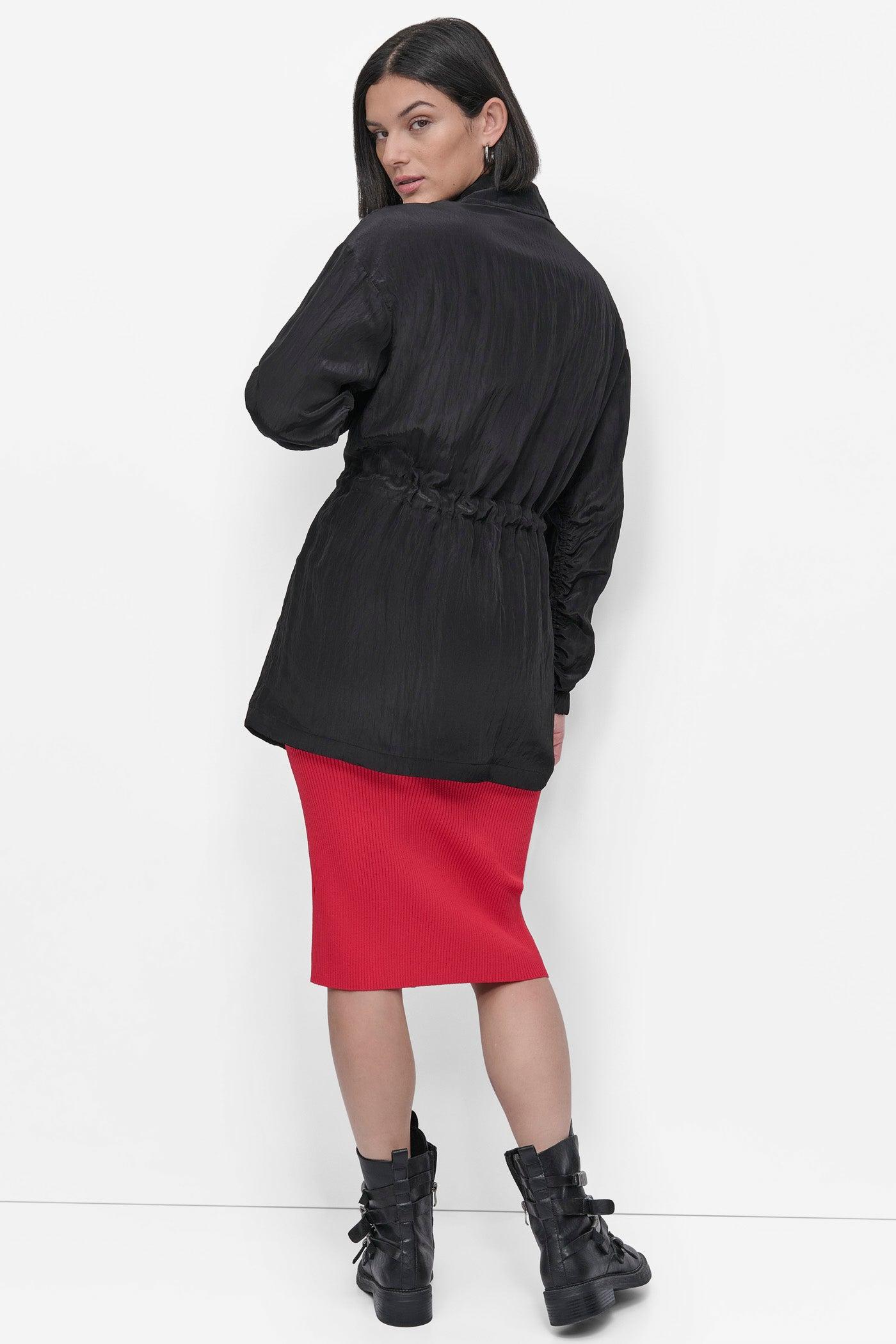 LONG SLEEVE TEXTURED ANARAK JACKET Product Image