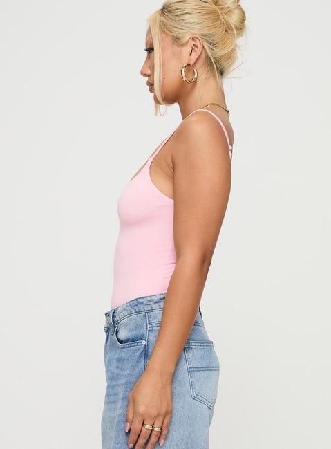 Sweet Life Bodysuit Pink Product Image