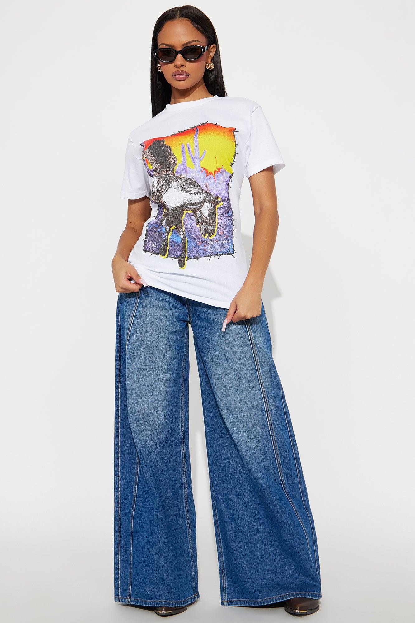 Sunset Desert Tee - White Female Product Image