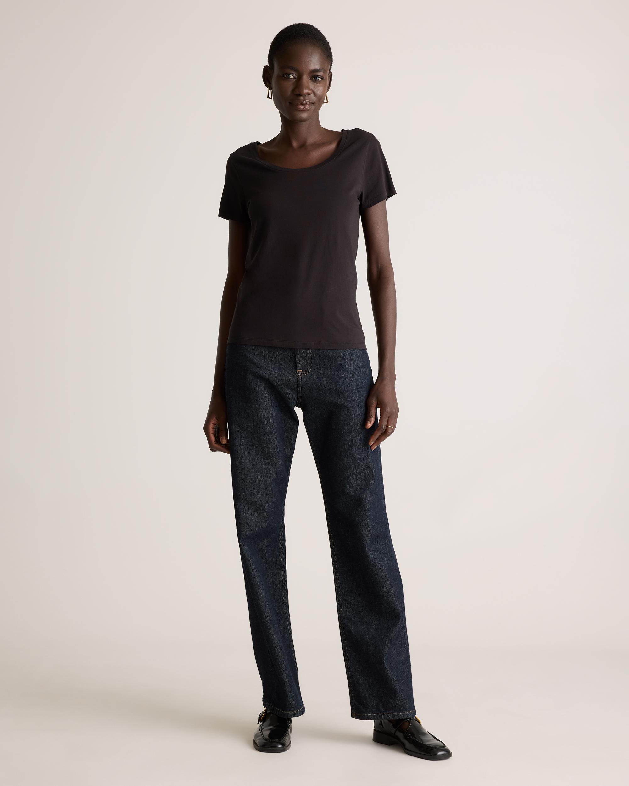 Quince | Women's Cotton Modal Crew Neck T-Shirt Cotton/Modal Product Image