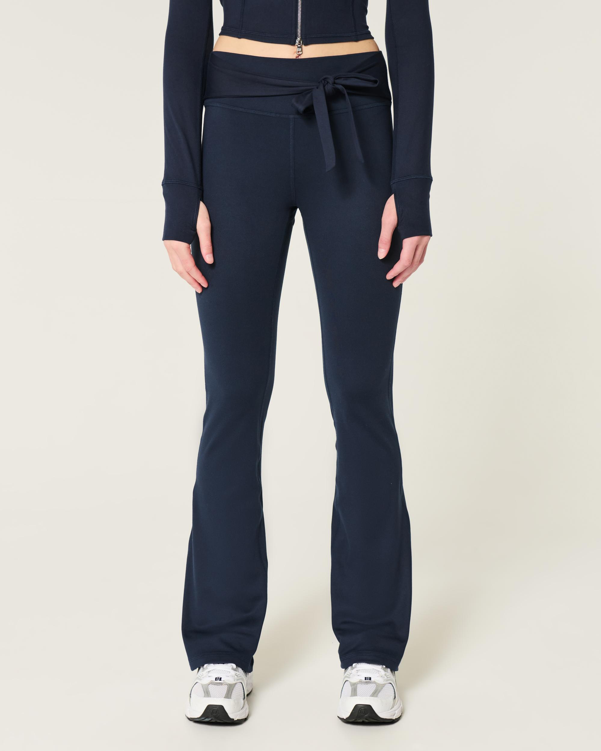 Gilly Hicks Active Recharge Tie-Waist Boot Pants Product Image