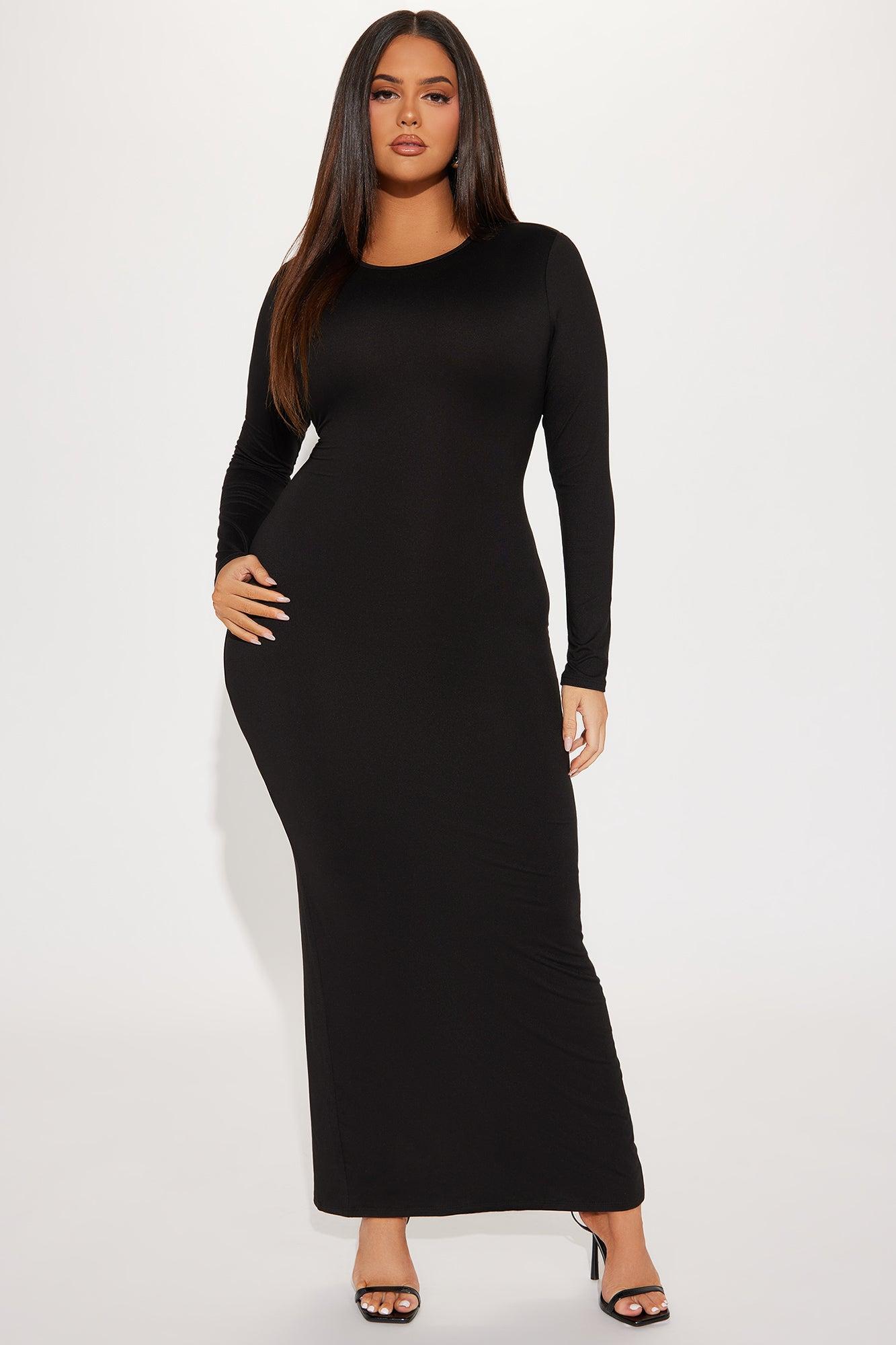 Jeanne Maxi Dress - Black Product Image