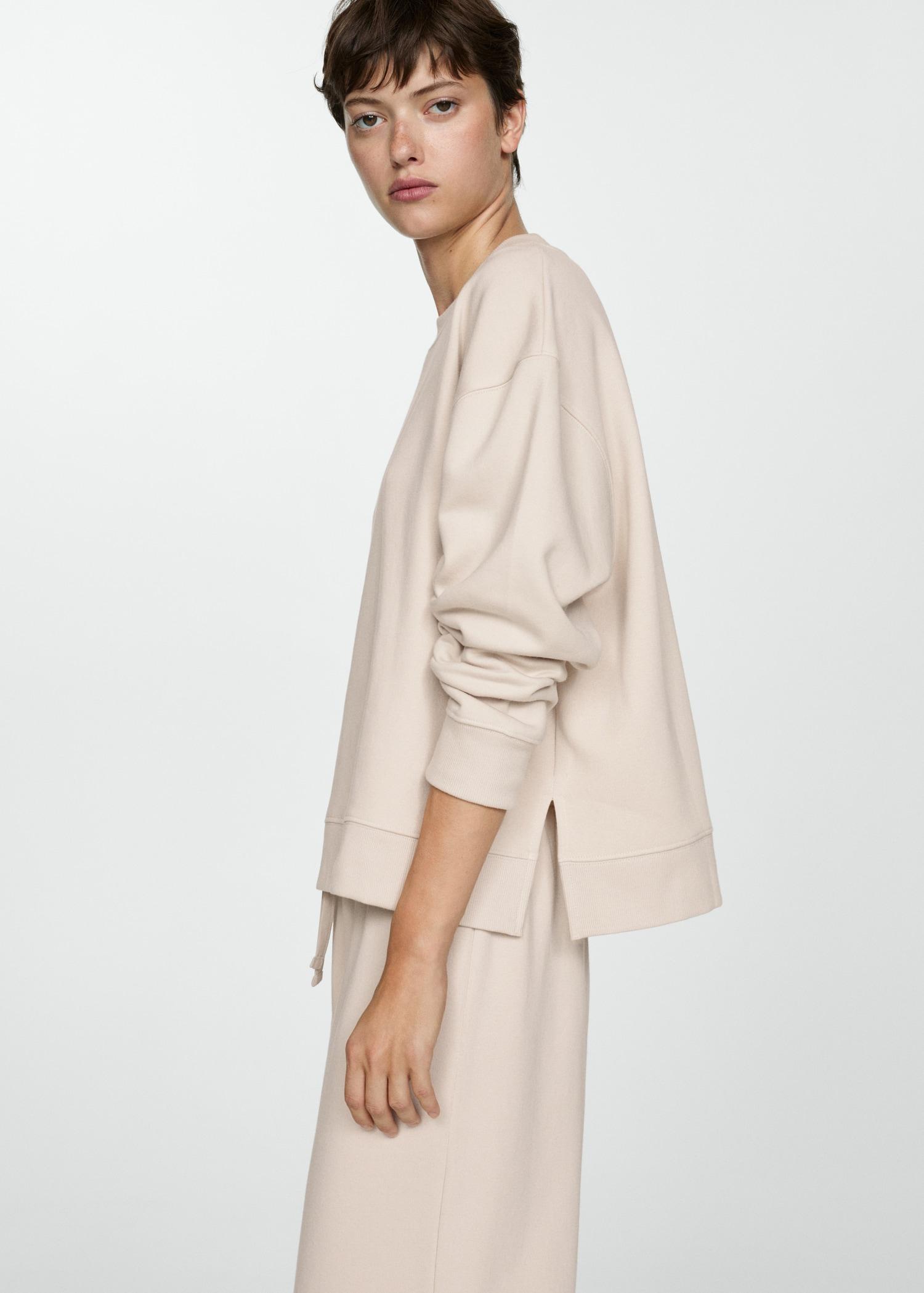 Cotton plush pants - Women | MANGO USA Product Image