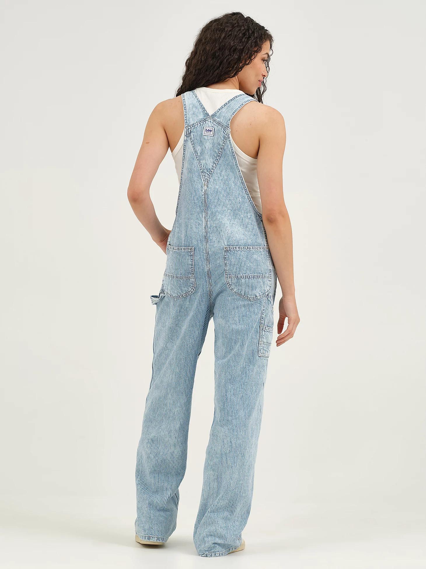 Women's Railroad Stripe Relaxed Bib Overall | Women's Union-Alls & Overalls | Lee® Product Image