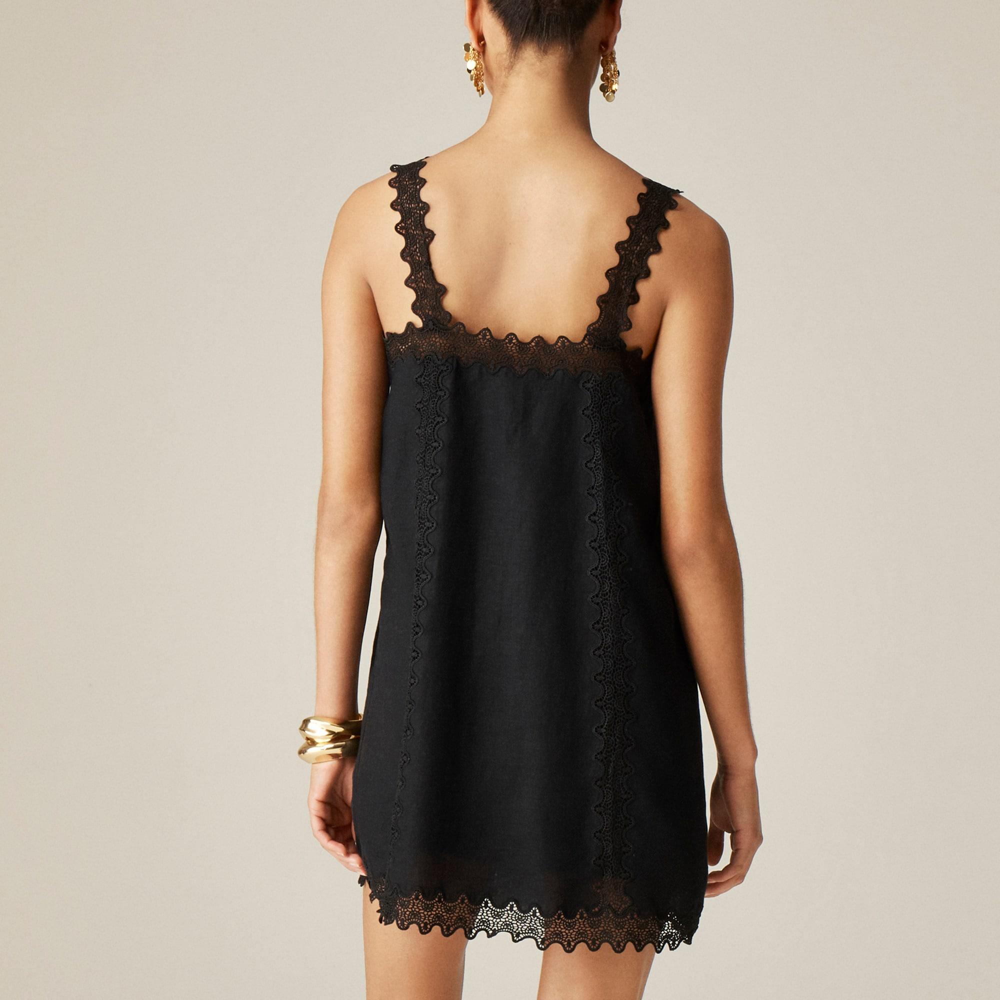Lace-trim shift dress Product Image