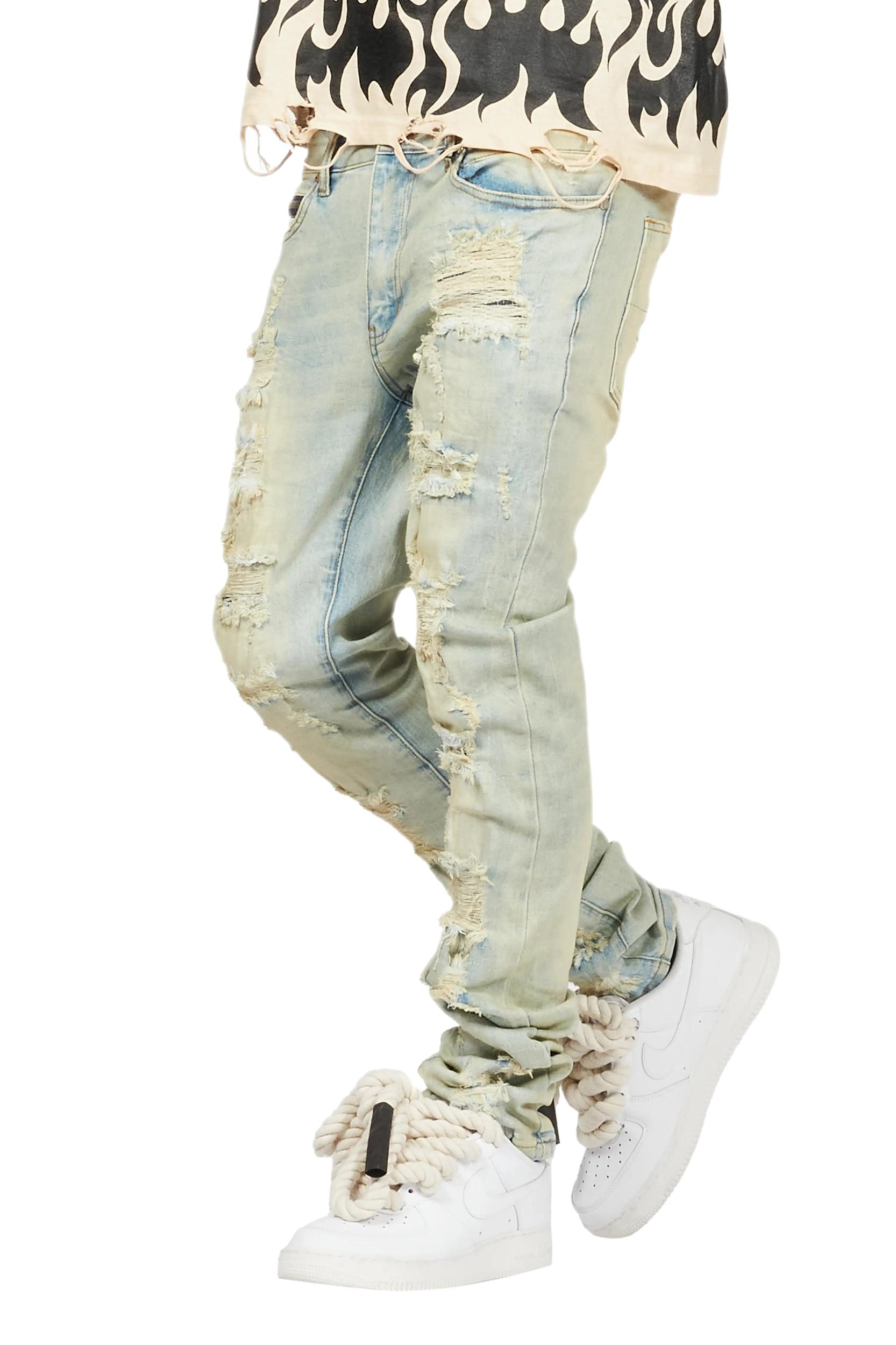 Holibert Light Blue Slim Fit Jean Male Product Image