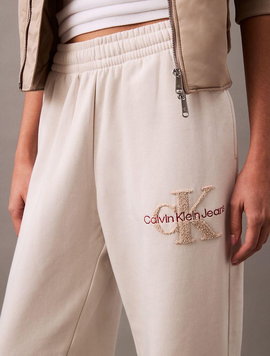 Chenille Monogram Logo Fleece Joggers Product Image