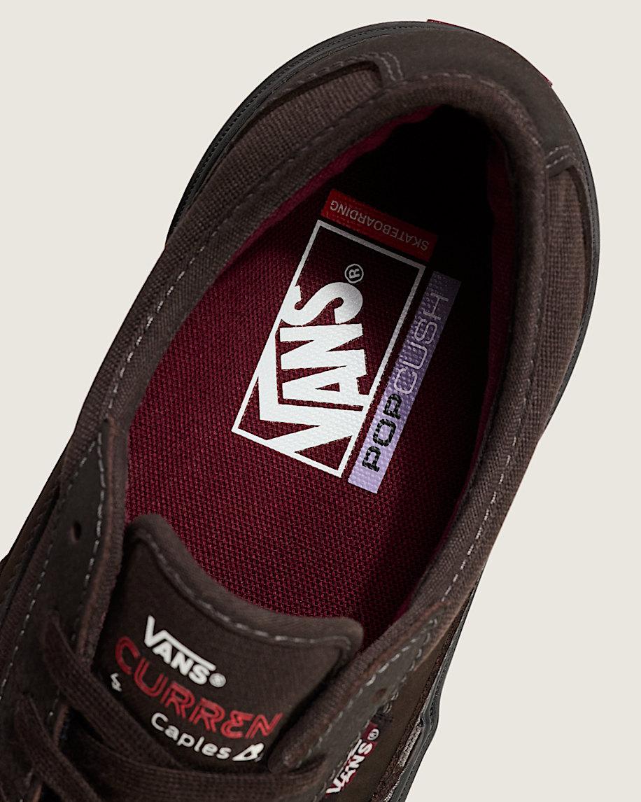 Skate Curren Caples Shoe in Dark Brown| Vans US Product Image