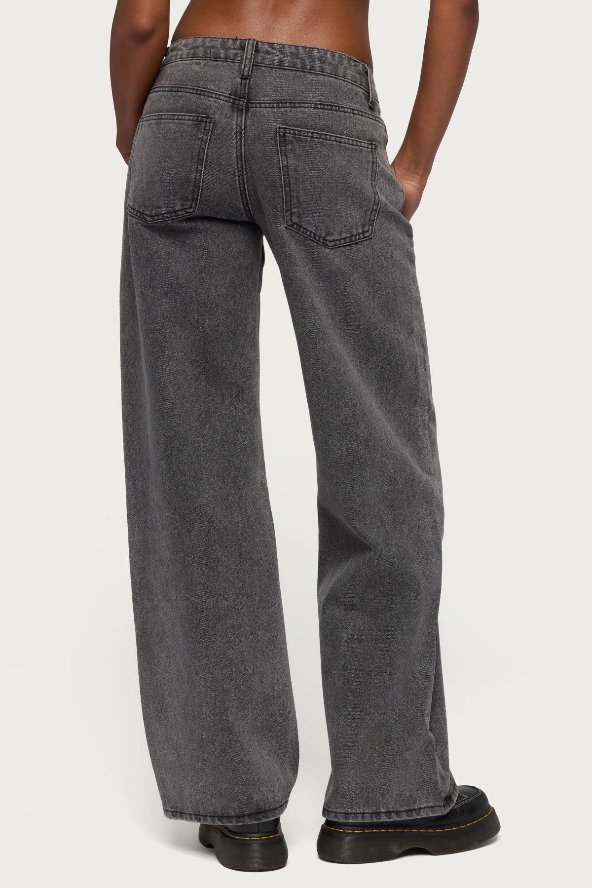 Tall Raelynn Washed Low Rise Baggy Jeans Product Image