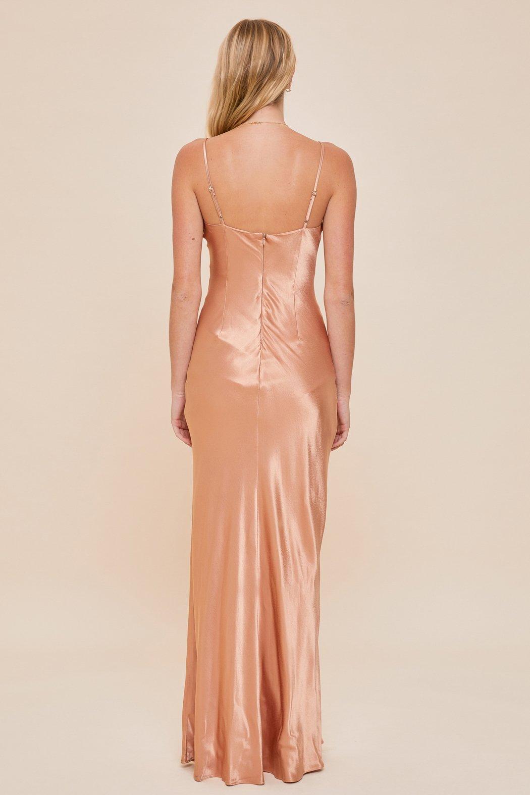 Satin Long Dress Product Image