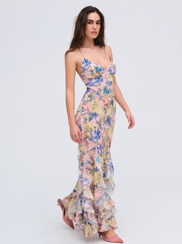 Elea Maxi Dress — Pink Product Image