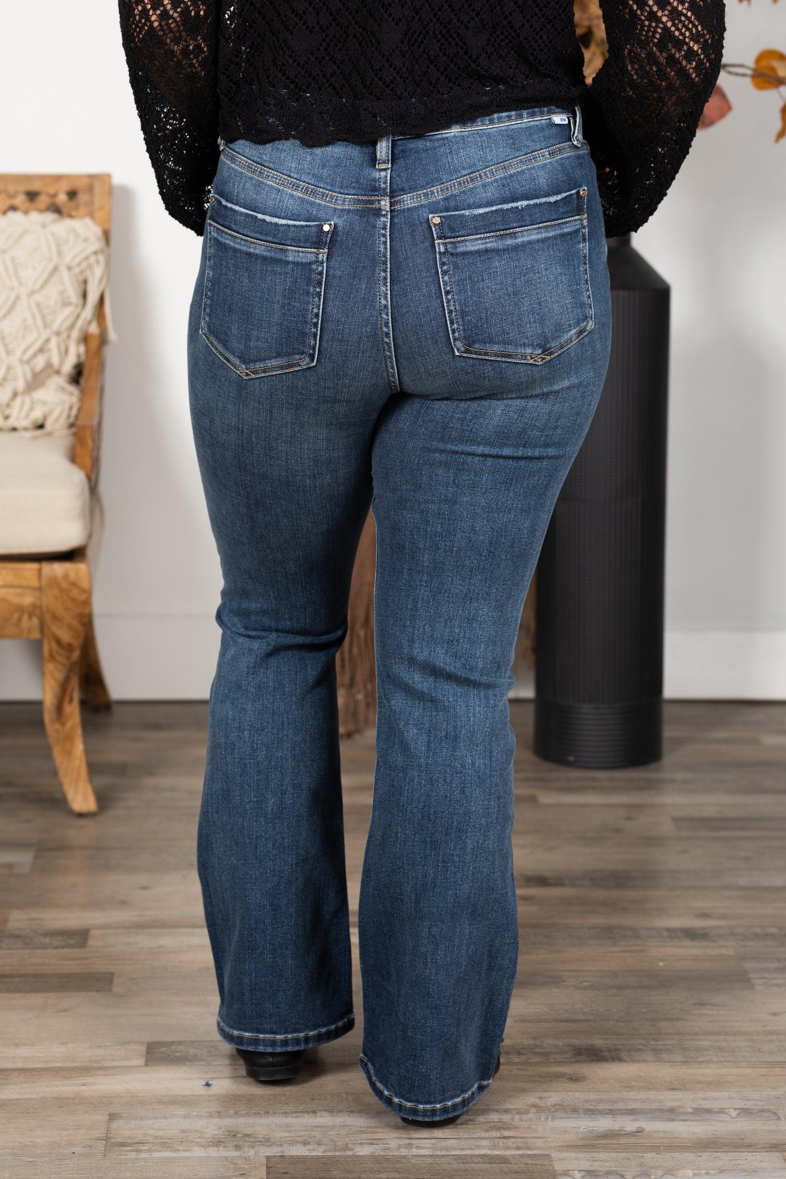 RFM Mia Bootcut Jeans With Seam Back Pocket Product Image