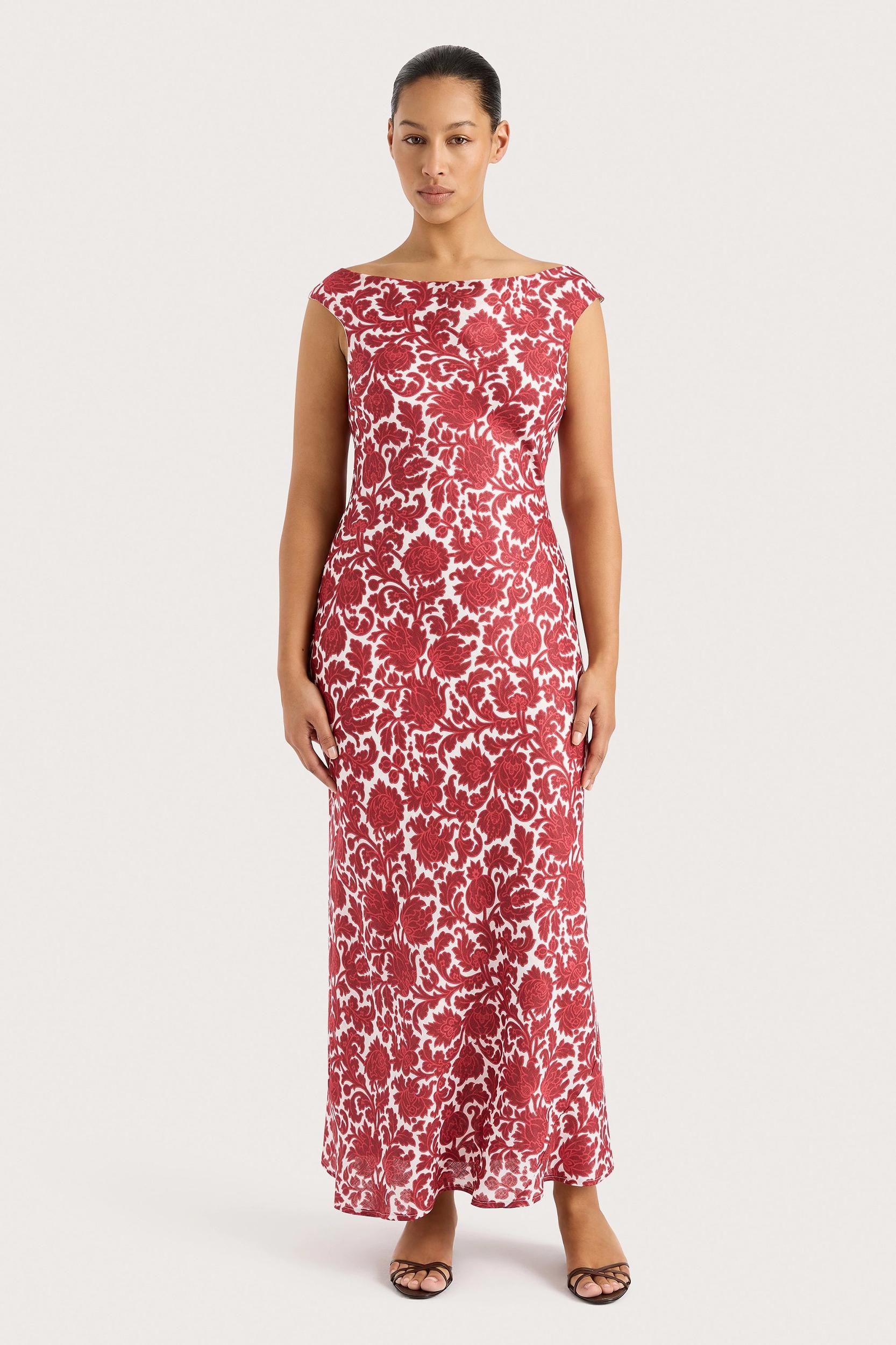 Ilride Maxi Dress Heuchera Print - Final Sale Product Image