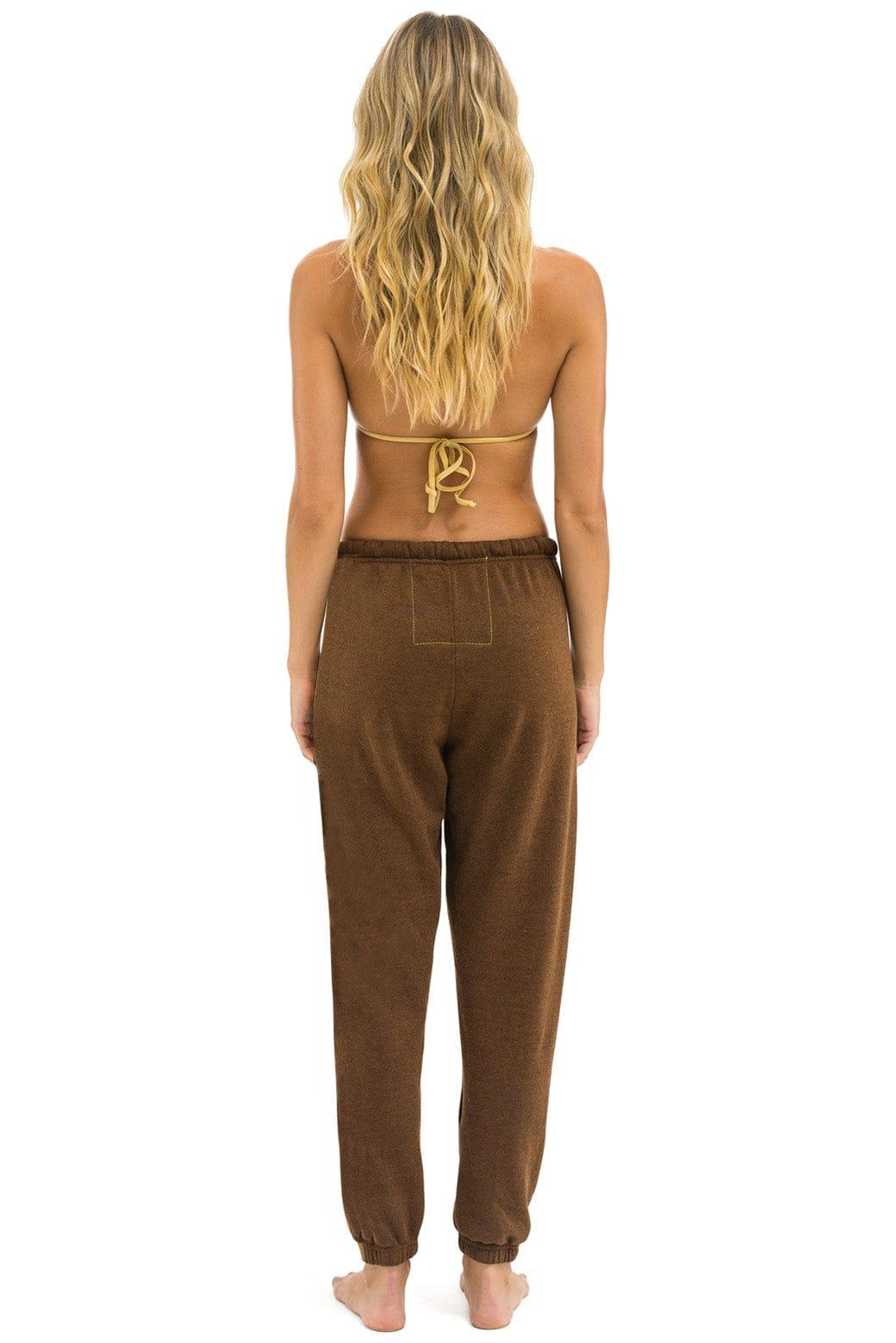LOGO SWEATPANTS - CHOCOLATE Female Product Image