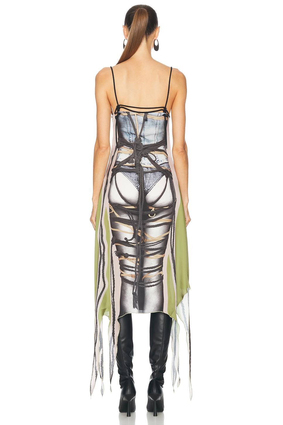 Bondage Print Midi Dress Product Image