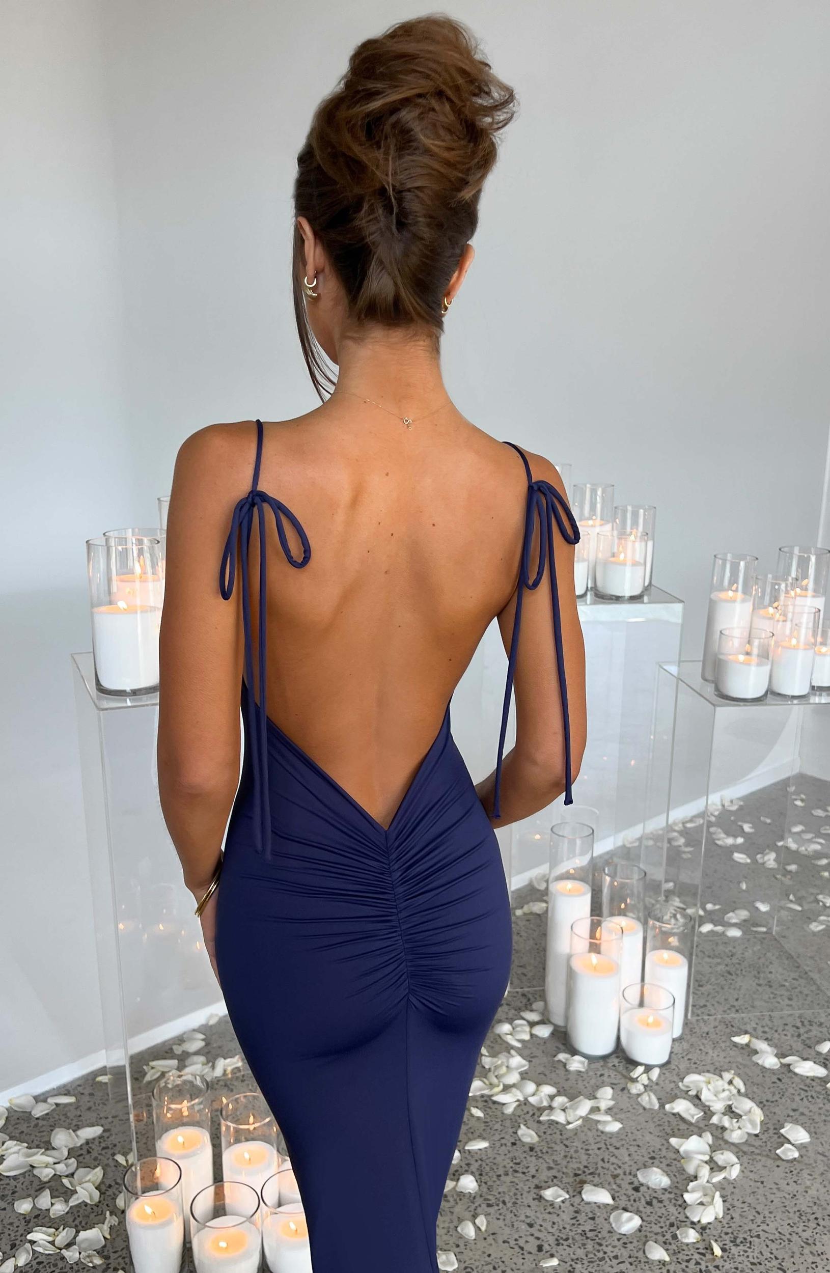 Sanya Maxi Dress - Navy Product Image