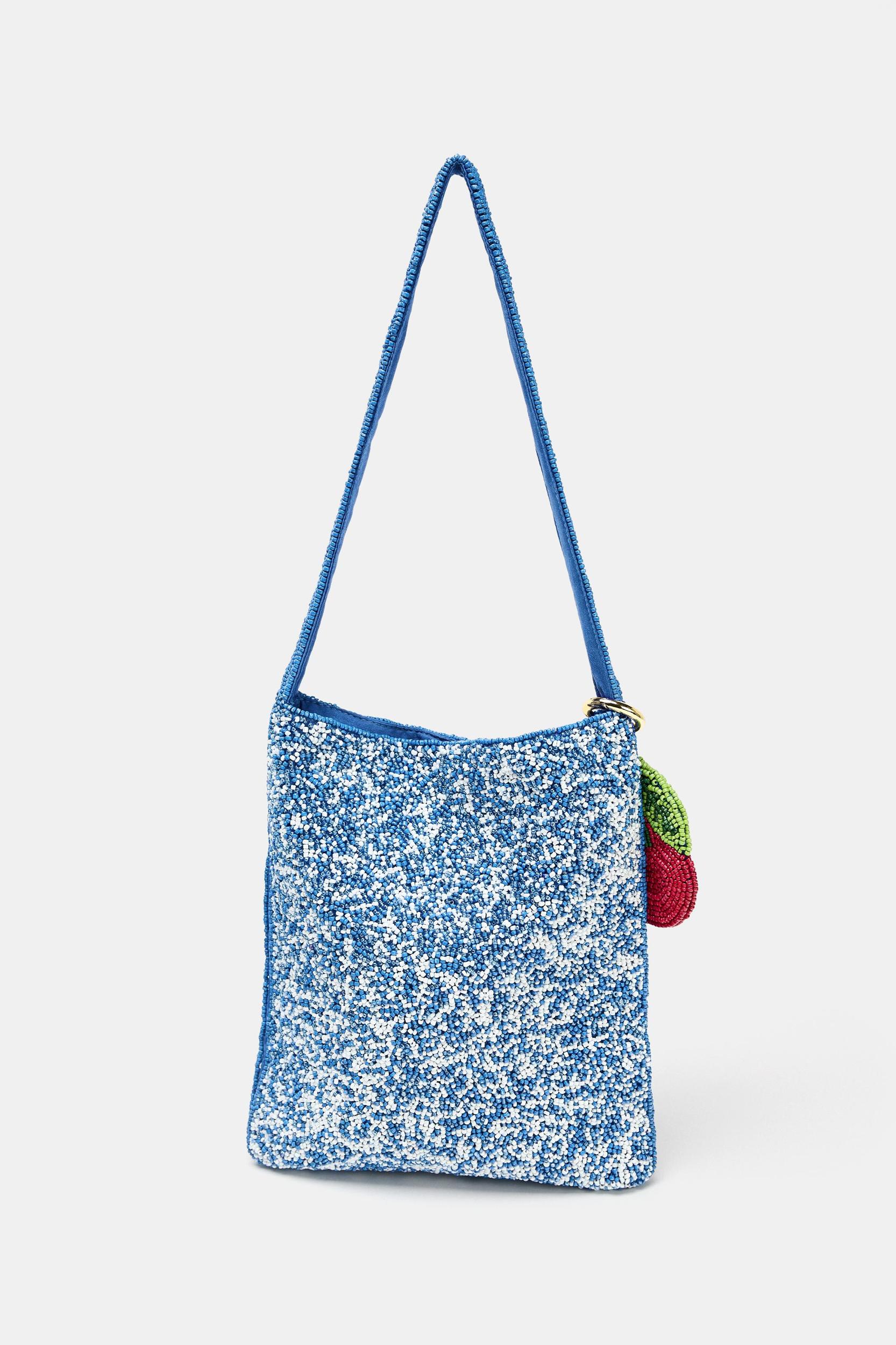 FANTASY BEADED MINI BUCKET BAG Product Image