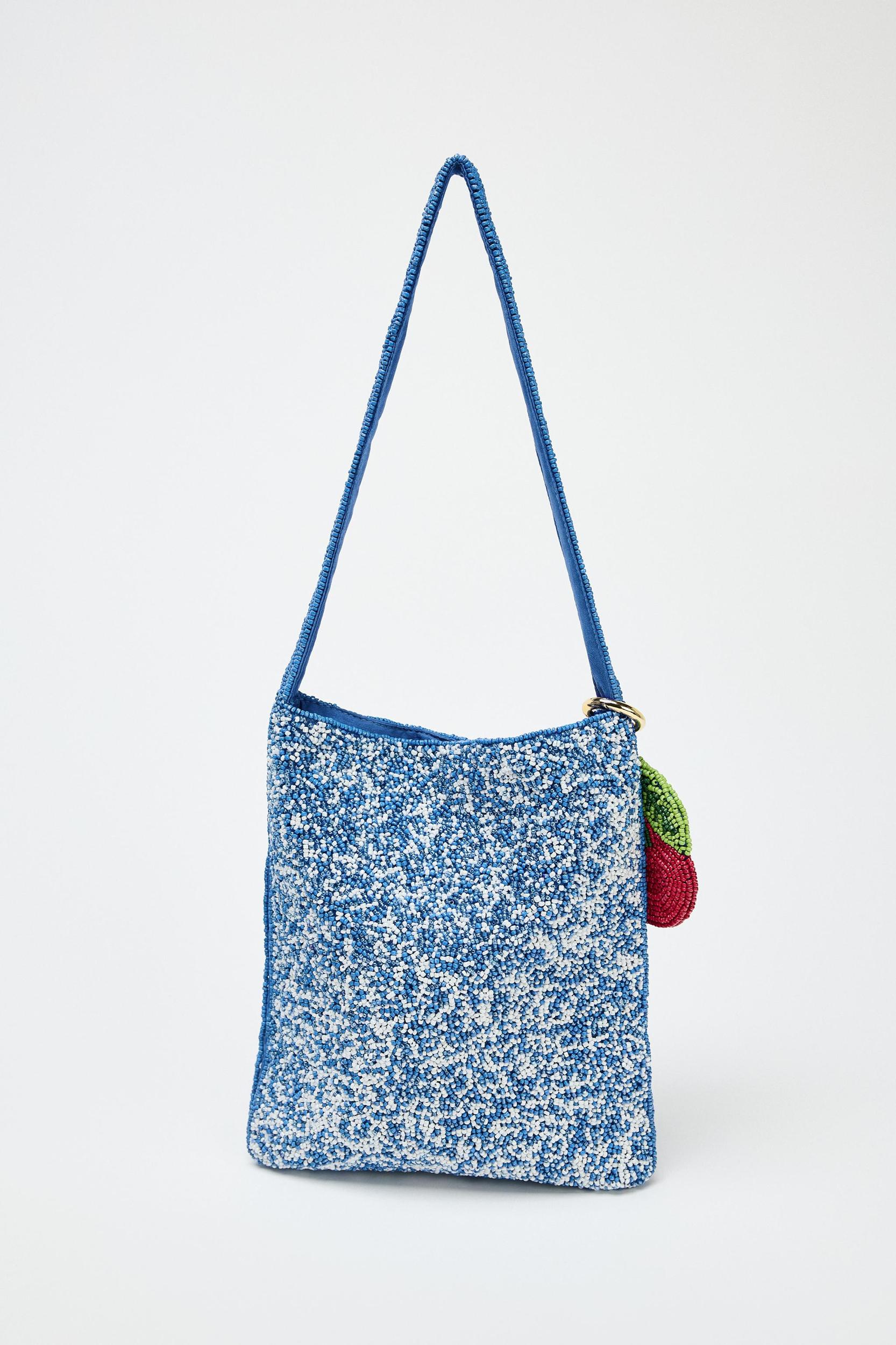 FANTASY BEADED MINI BUCKET BAG Product Image