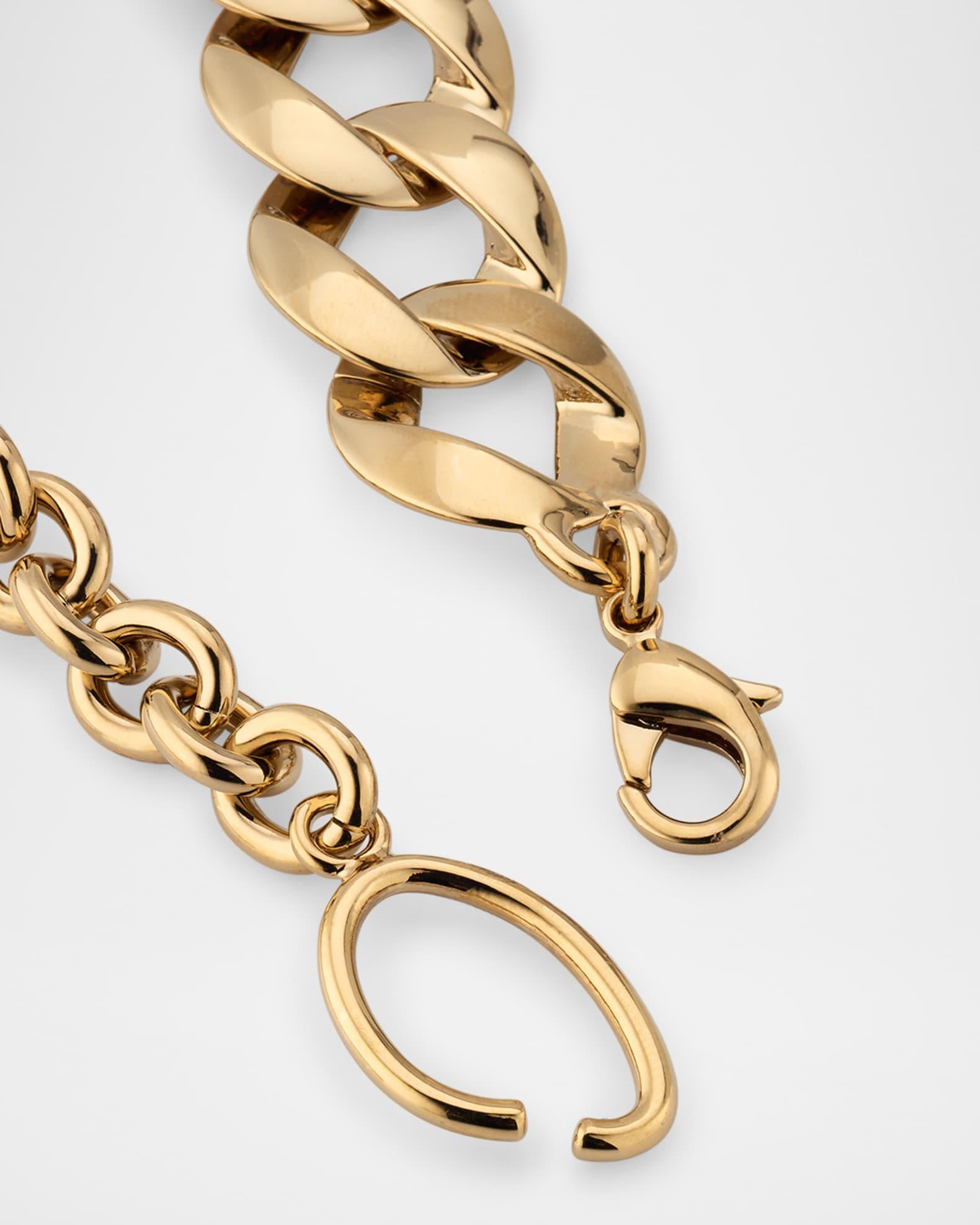 Framed Oval Crystal Necklace Product Image