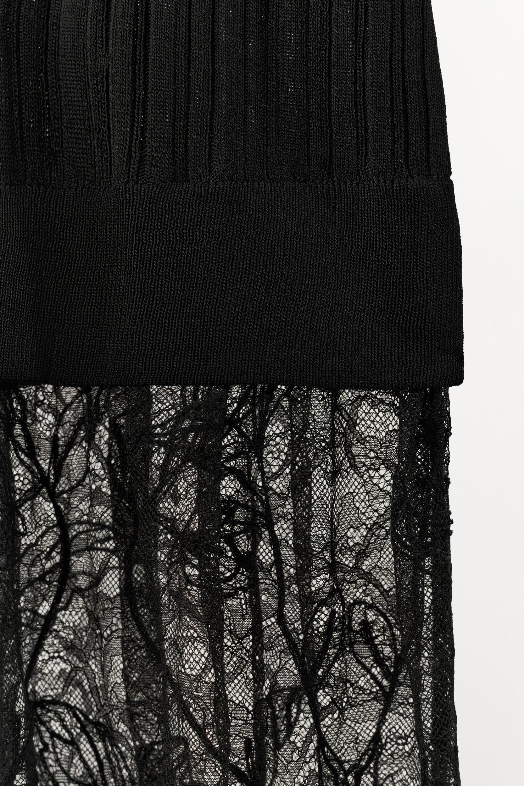 LACE KNIT DRESS Product Image