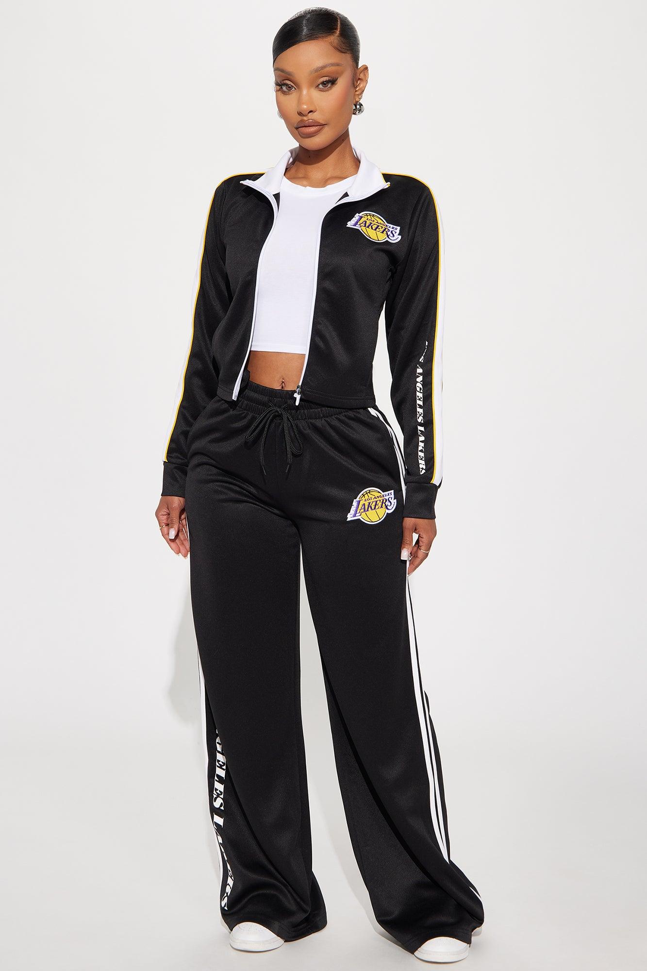 Lakers Halftime Zip Up Jacket - Black Female Product Image