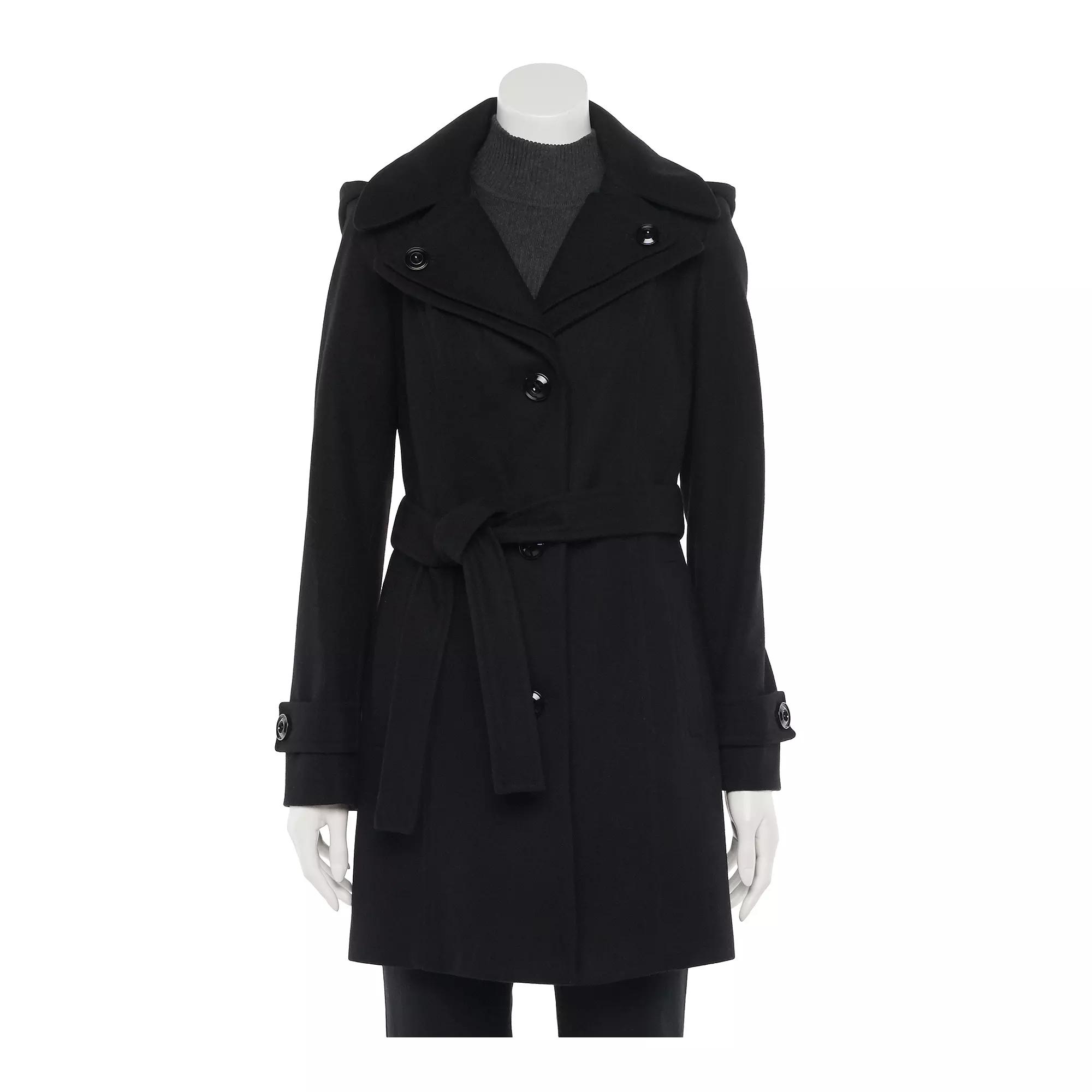 Women's TOWER by London Fog Wool Blend Trench Coat,  Product Image