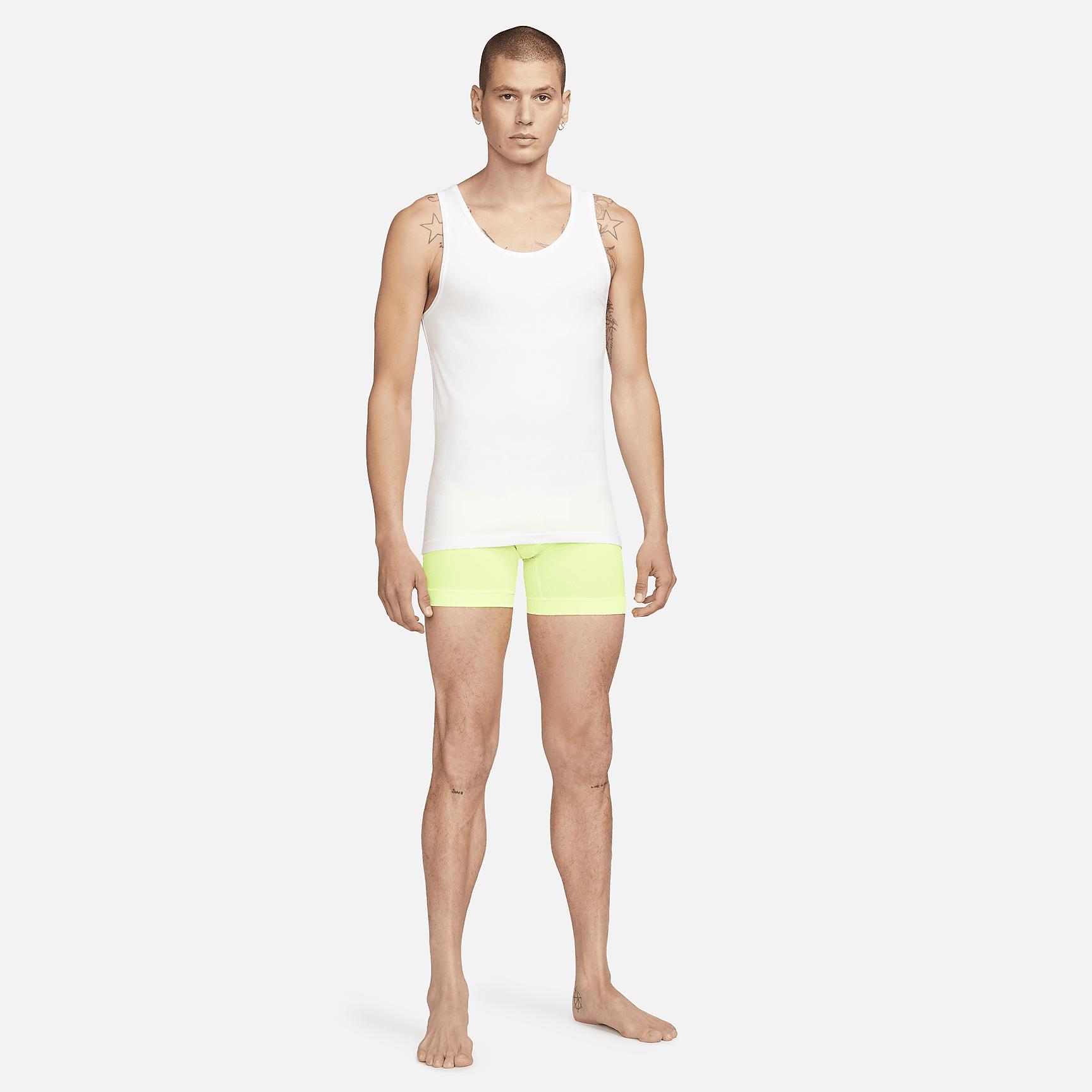 Nike Men's Dri-FIT Essential Cotton Stretch Slim Fit Tank Top Undershirt (2-Pack) Product Image