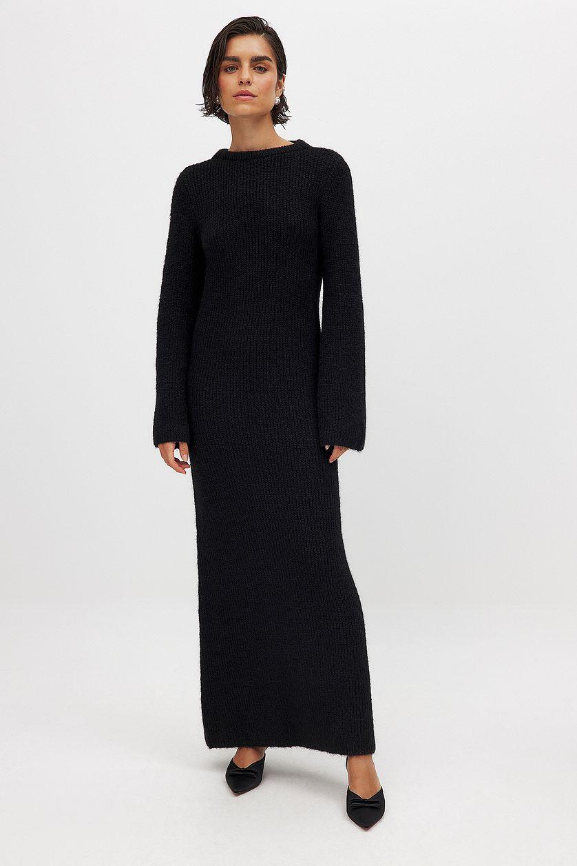 Knitted Bow Maxi Dress Product Image