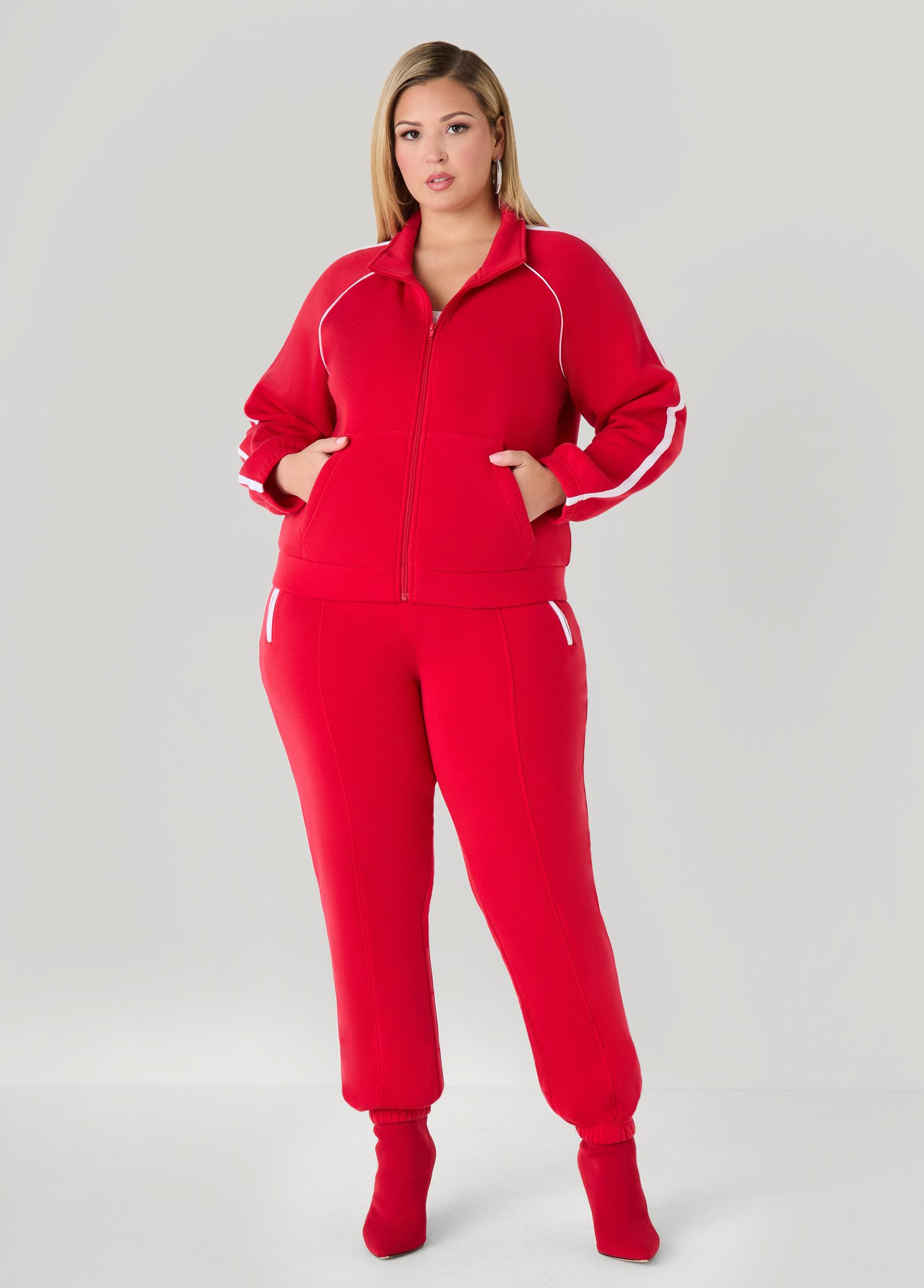 Piped Fleece Track Jacket Product Image