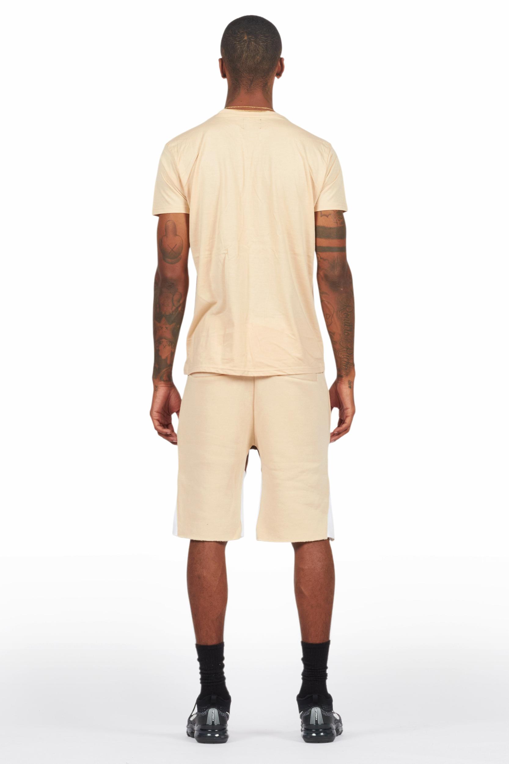 Scottie Beige Painter T-Shirt/Short Set Male Product Image