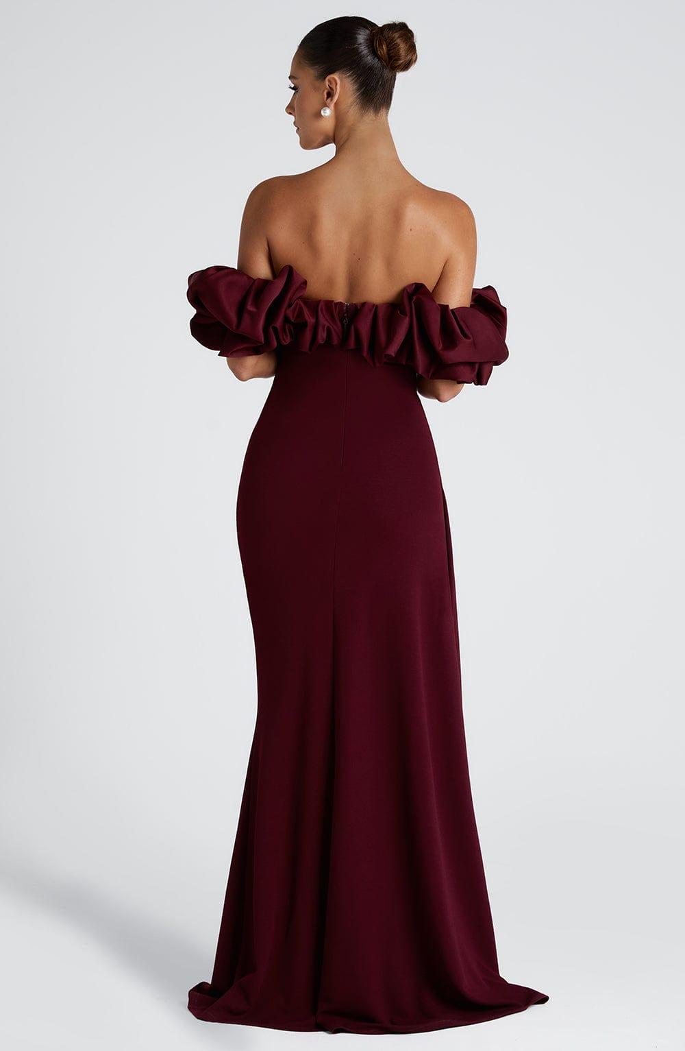 Elsie Maxi Dress - Cherry Lacquer Product Image