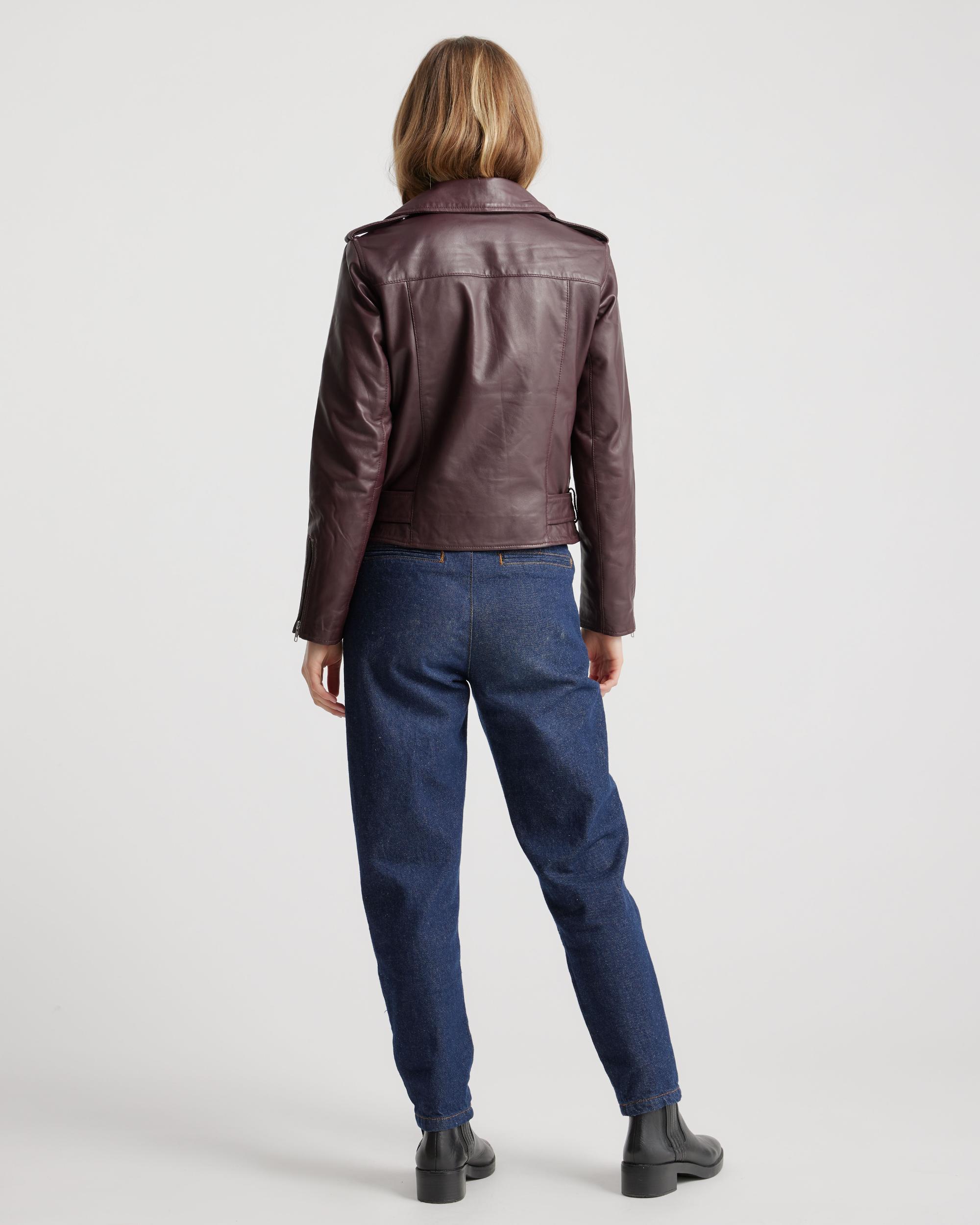 Quince | Women's Motorcycle Jacket Size XL, Leather Product Image