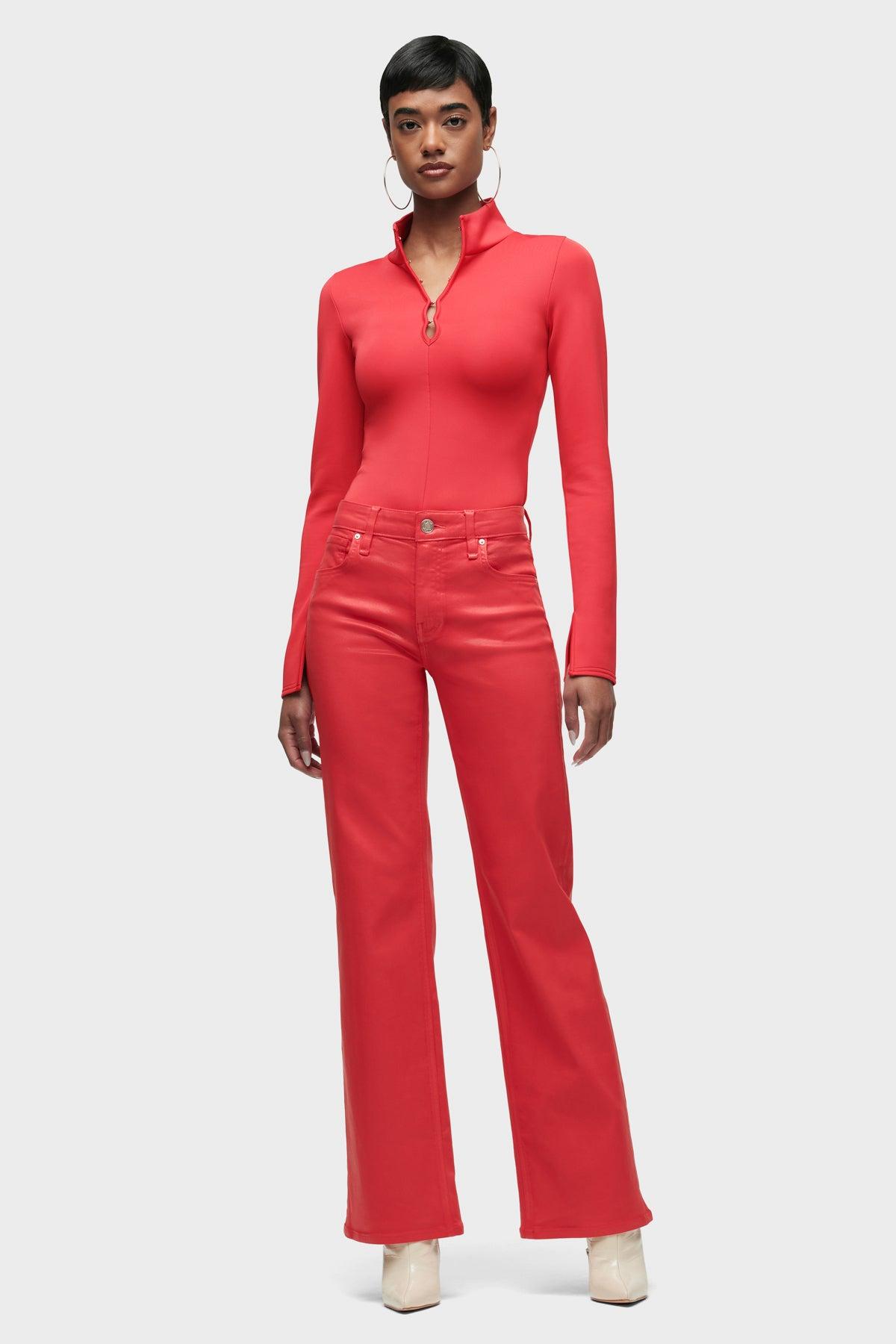 Long Sleeve Hook & Eye Bodysuit Female Product Image