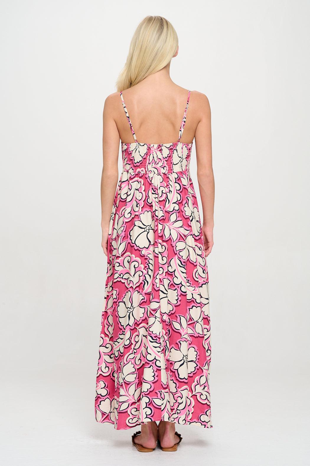 Rosy Bloom Maxi Dress Product Image