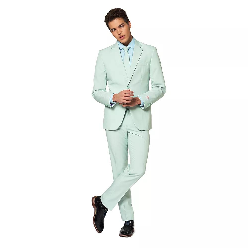 Men's OppoSuits Slim-Fit Solid Suit & Tie Set,  Product Image