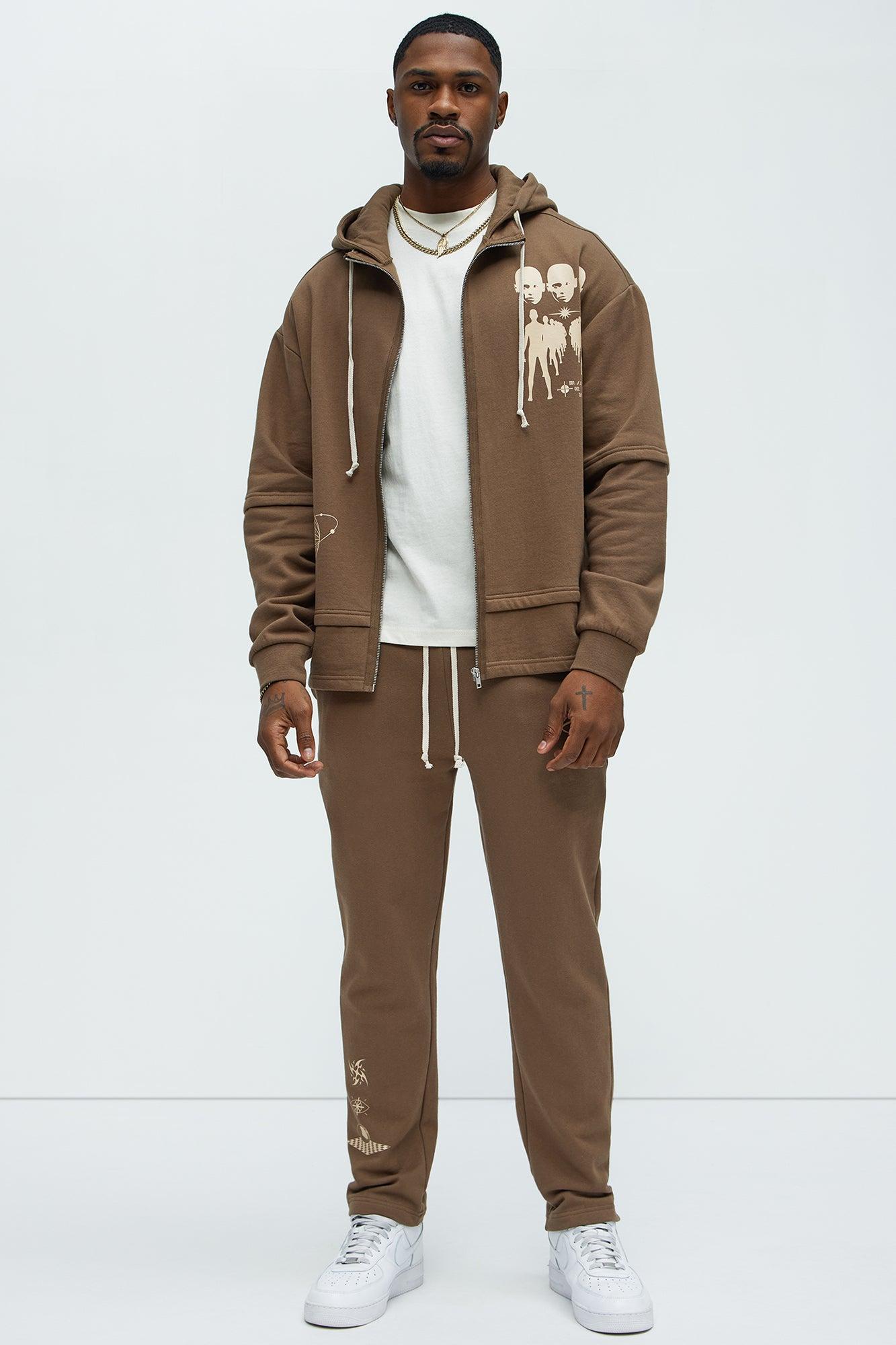 Interstellar Sweatpants - Brown Product Image