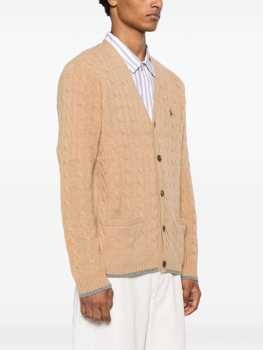 cable-knit cardigan Product Image