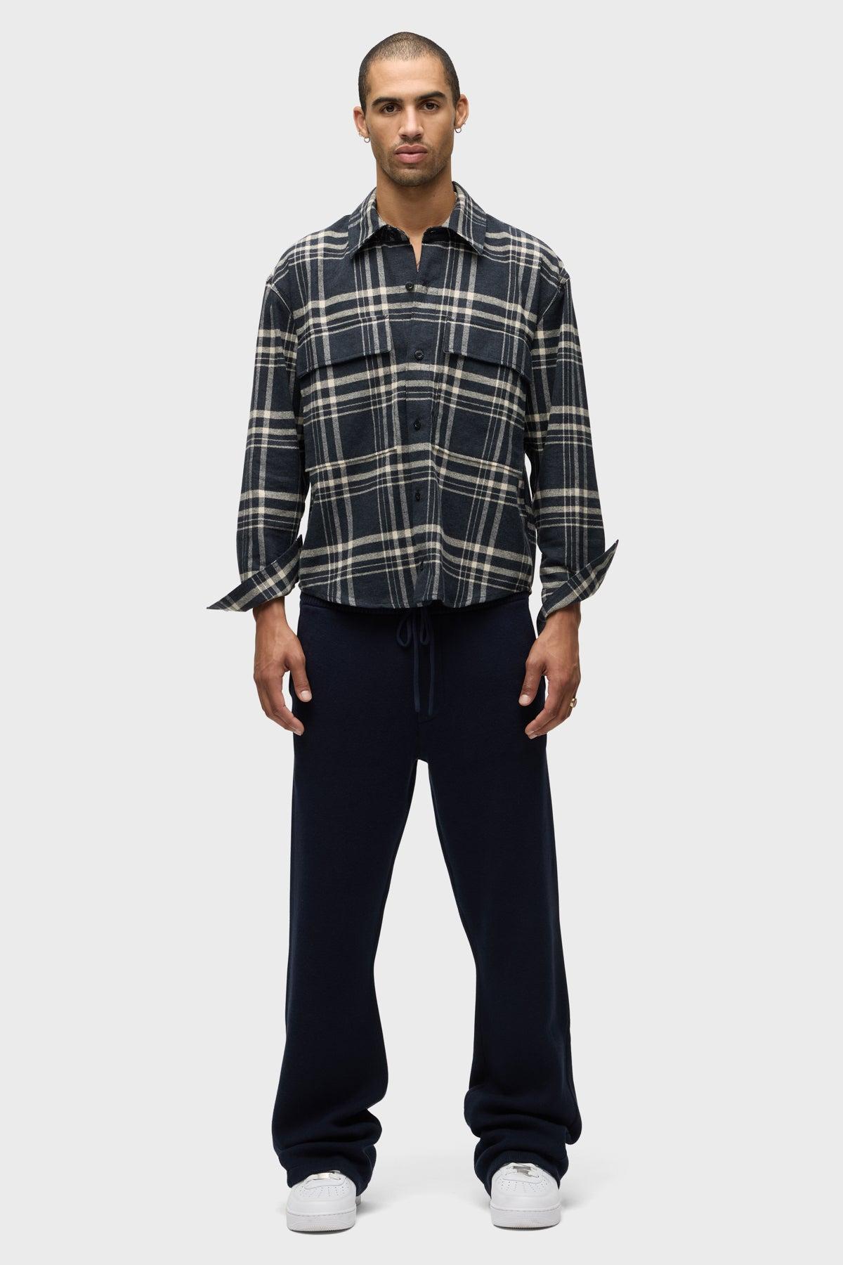 Plaid Shirt Male Product Image