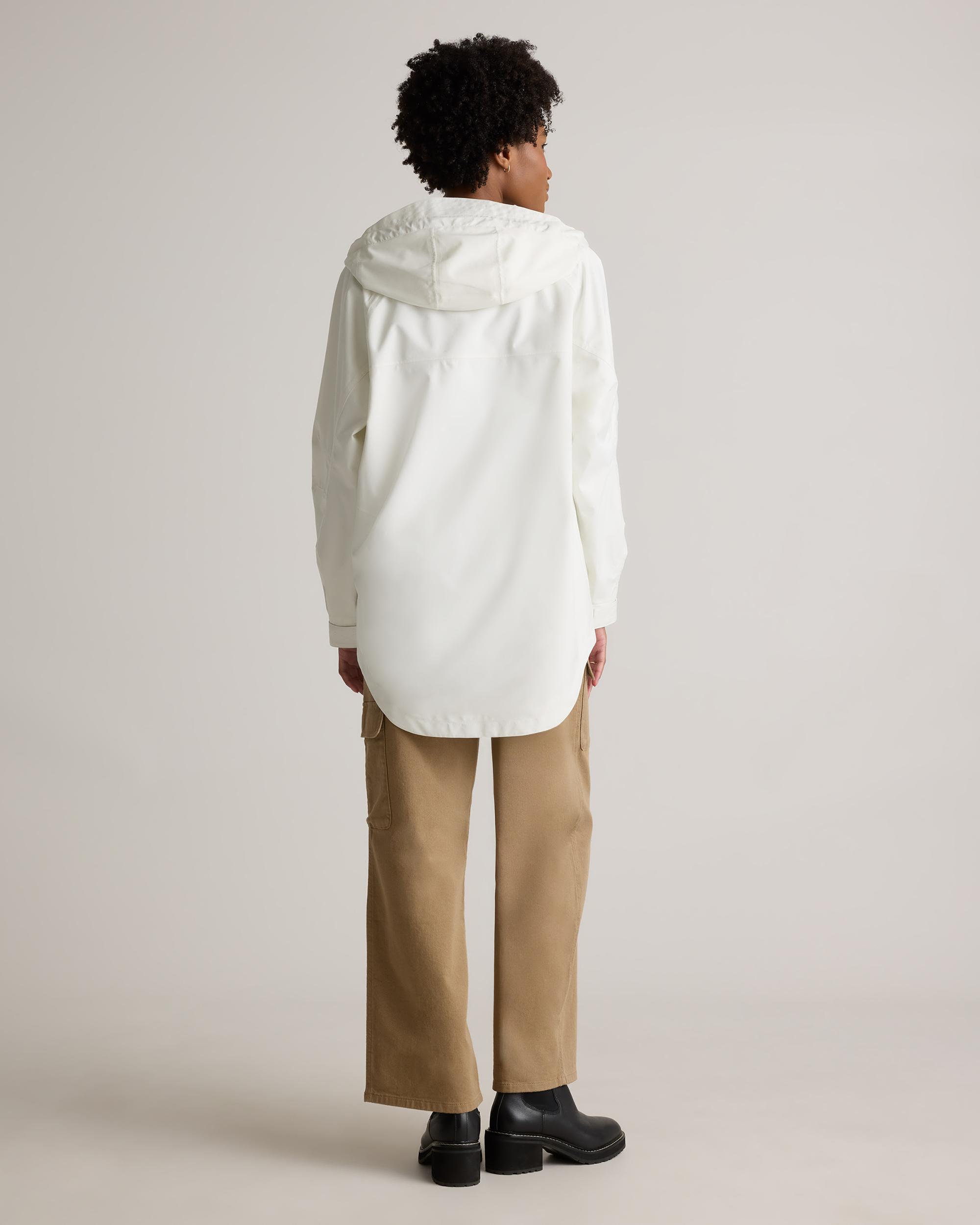 Quince | Women's Weatherproof Oversized Rain Jacket Polyester/Recycled Polyester Blend Product Image