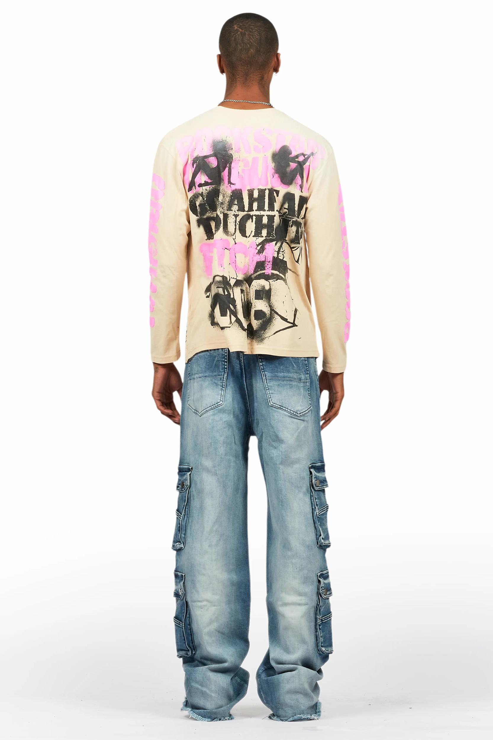 Keylor Blue Baggy Fit Jean Male Product Image