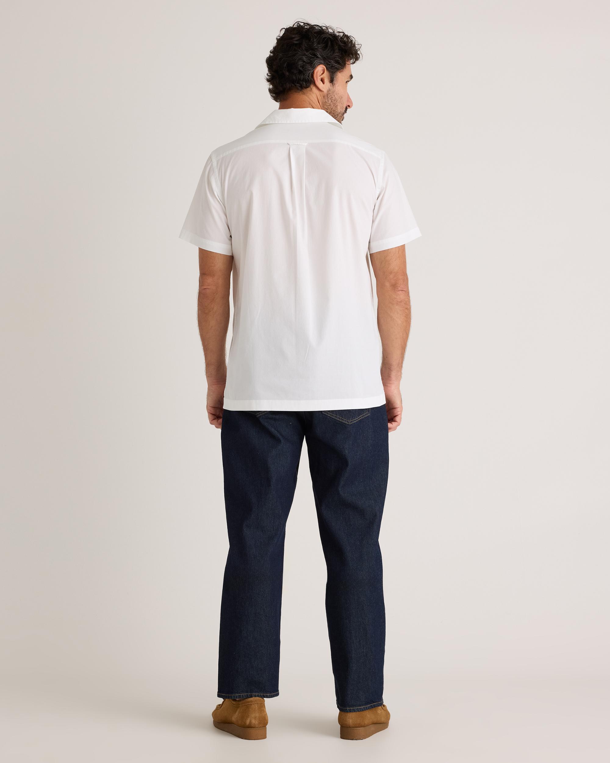 Quince | Men's Stretch Poplin Camp Shirt Organic Cotton Product Image