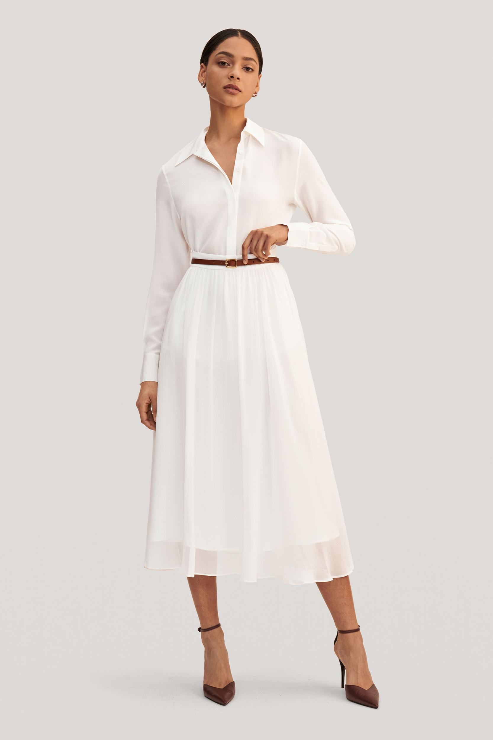 Double-layer Silk Tulle Skirt Product Image