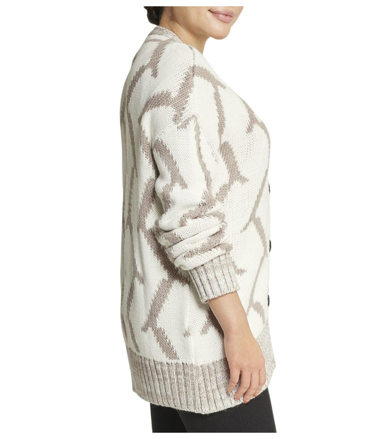Mixed Media Cardigan Product Image