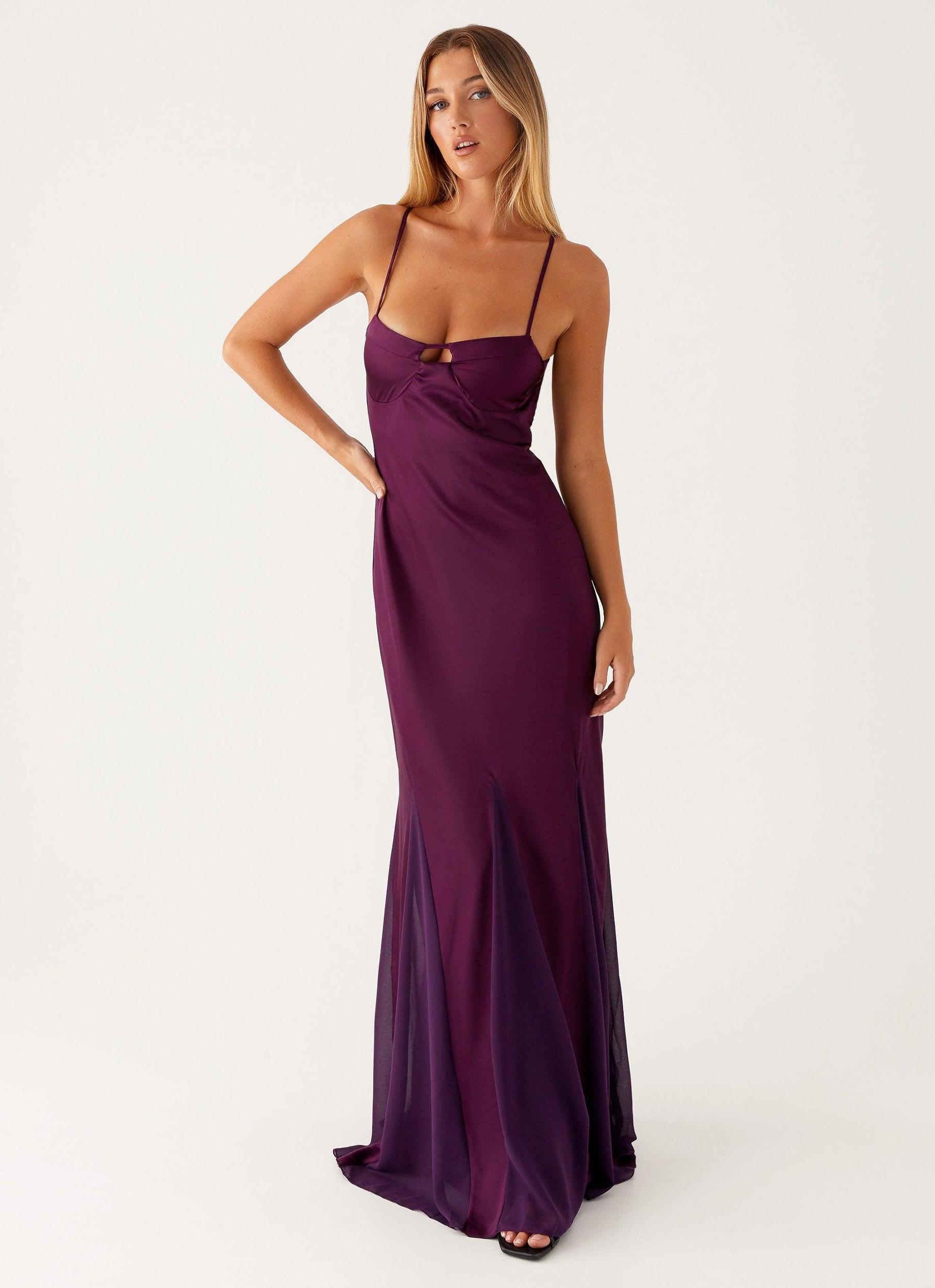 Ravello Maxi Dress - Mulberry Product Image