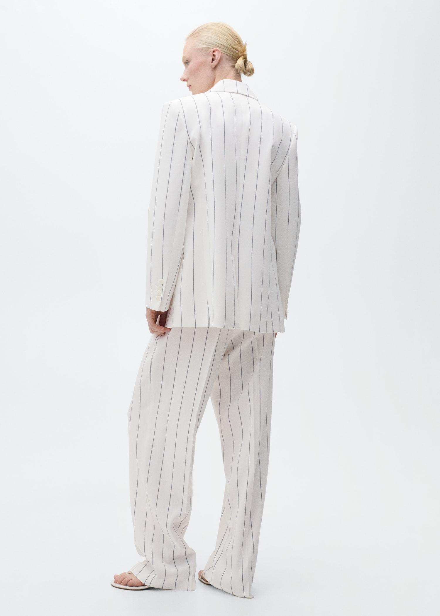 Striped suit pants - Women | MANGO USA Product Image