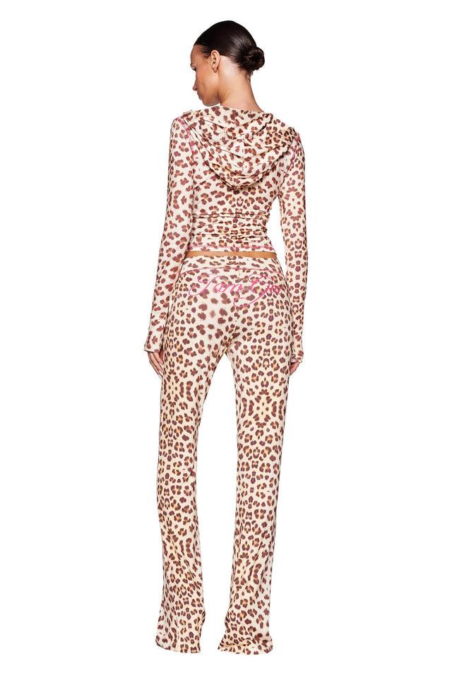 BLARE HOODIE - NEUTRAL : LEOPARD : WILD CARD Product Image
